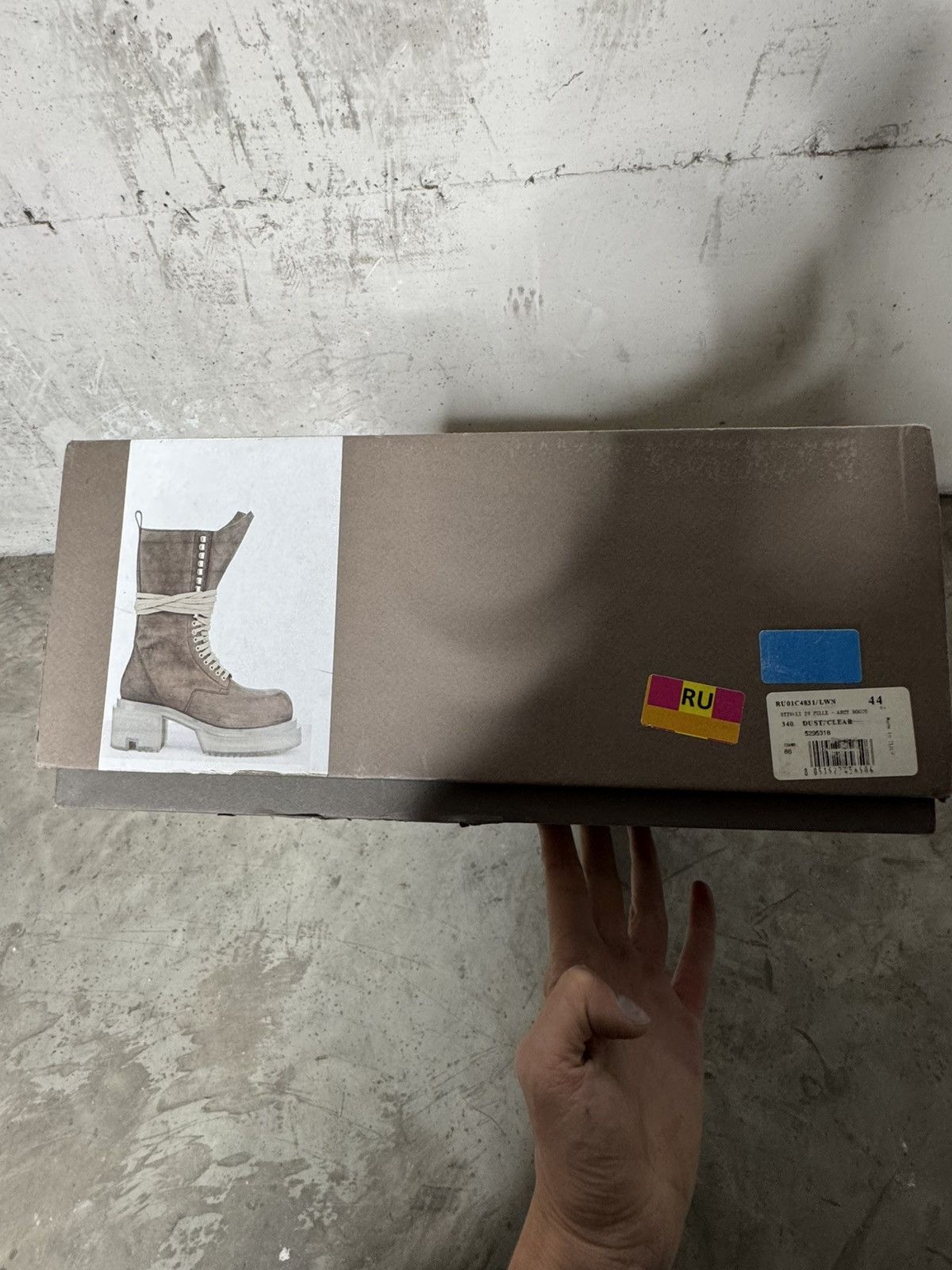 Rick Owens Rick Owens Army bogun 44 UK10.5 Sample 1/1 mega laced Size US 10.5 / EU 43-44 - 21 Thumbnail