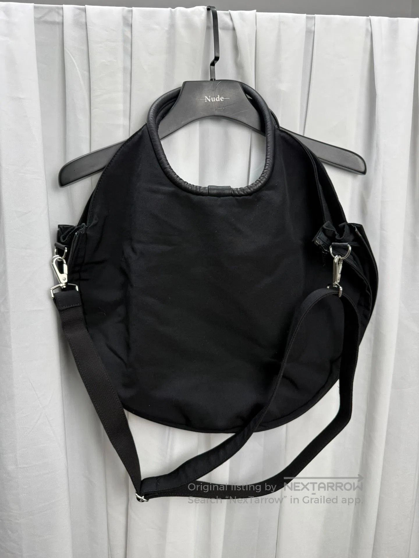 Yohji Yamamoto Yohji Yamamoto Noir Zip Ring Crossbody Bag. Size ONE SIZE - 7 Thumbnail