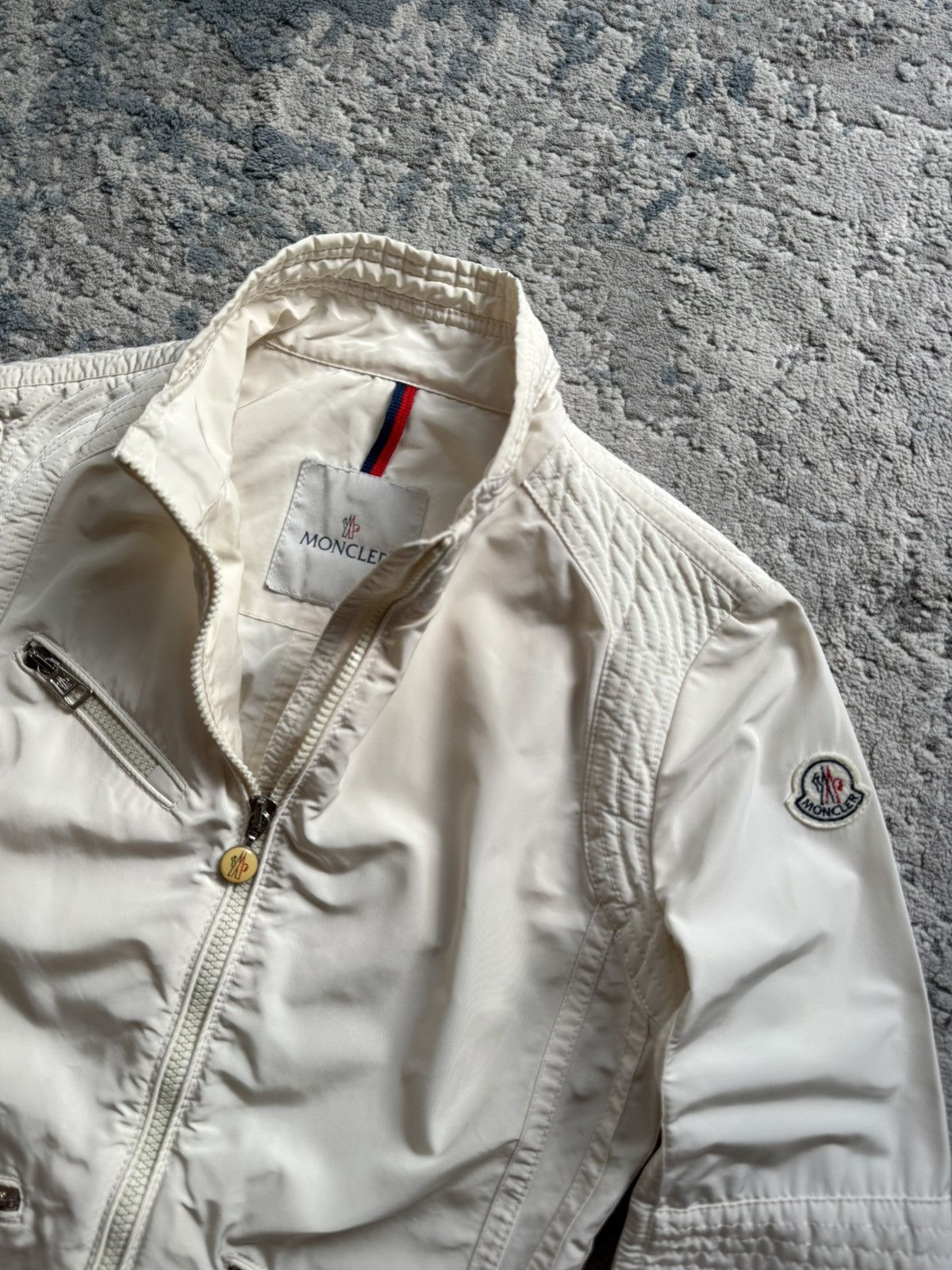 Moncler Moncler Axelle Nylon biker Shorty Jacket Size 0 Size XS / US 0-2 / IT 36-38 - 3 Thumbnail