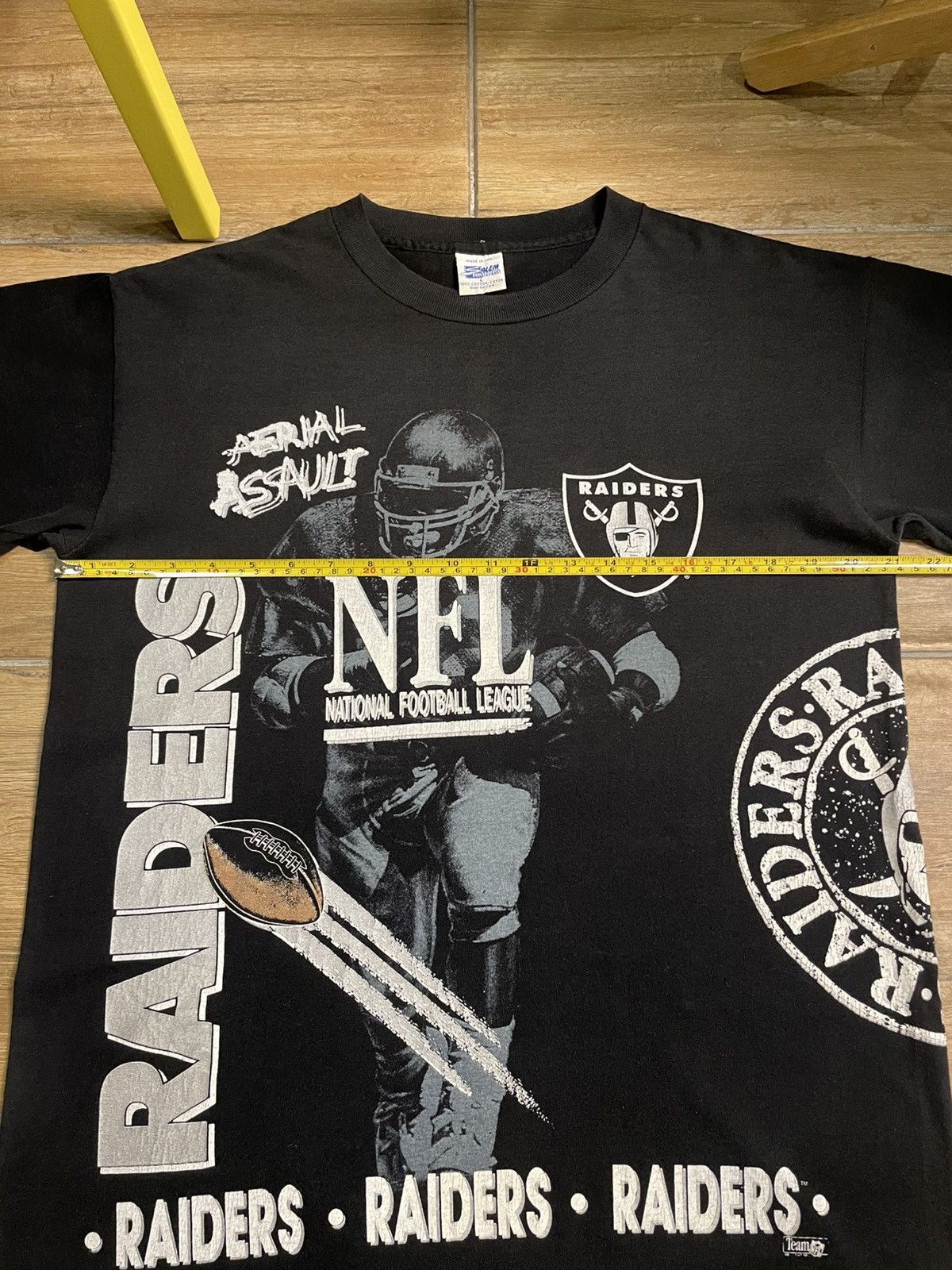 NFL × Vintage 90’s Raiders NFL Salem Overprint Tee Size US L / EU 52-54 / 3 - 19 Thumbnail
