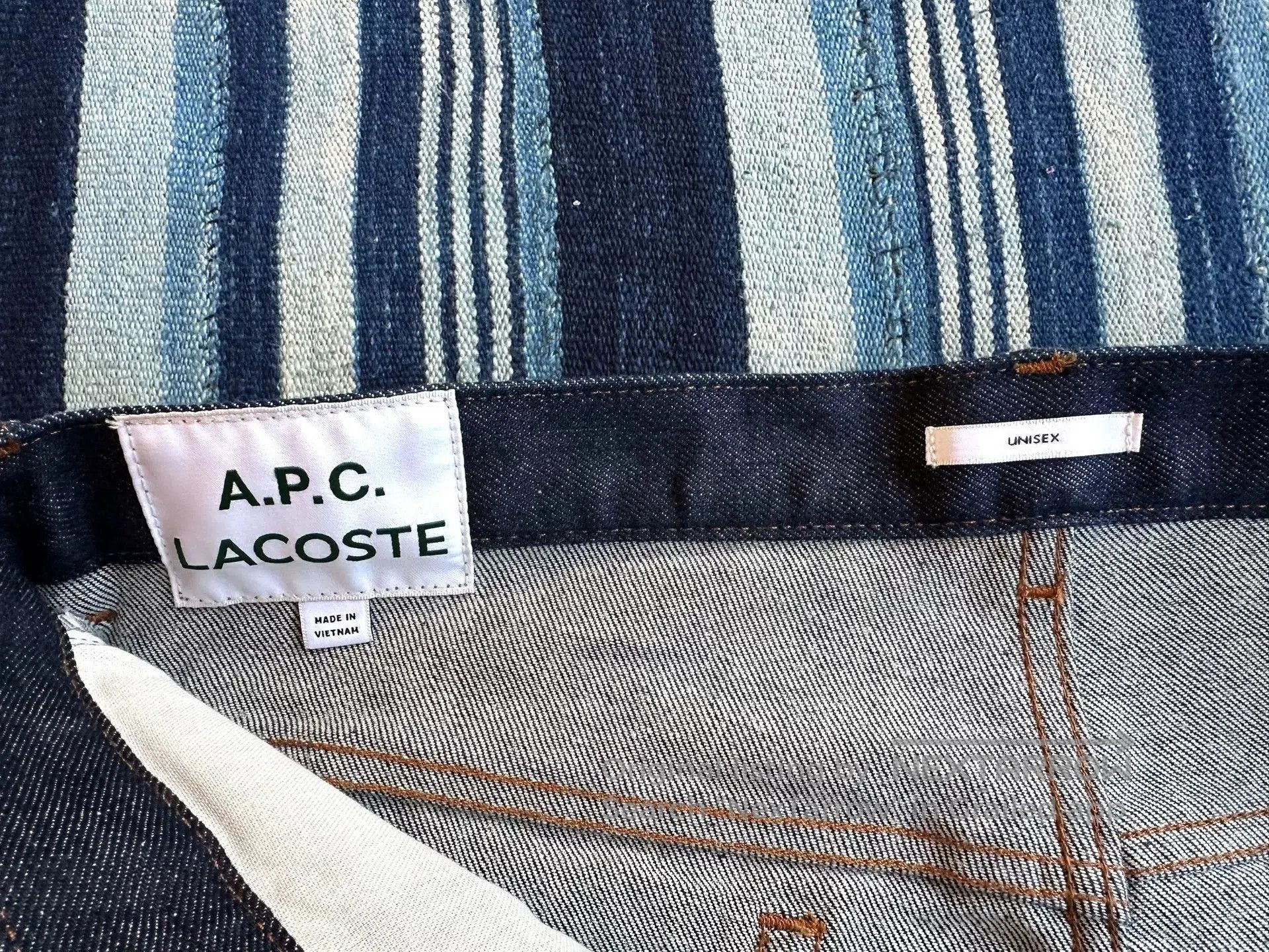 A.P.C. A.P.C X Lacoste Standard Indigo Denim Pants. Size US 32 / EU 48 - 5 Thumbnail