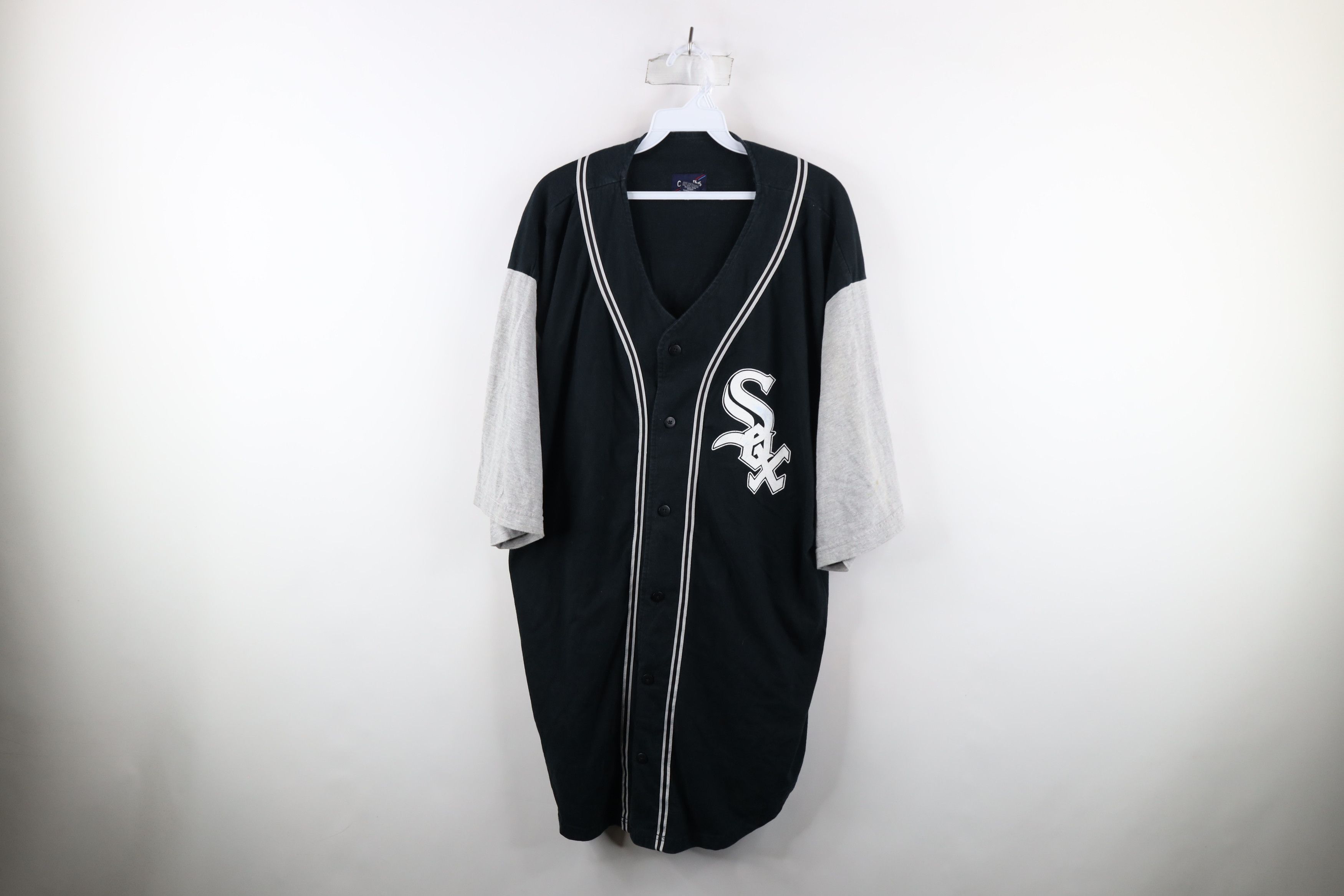 image of Vintage 90's Boys Chicago White Sox Baseball Jersey Black, Men's (Size XL)