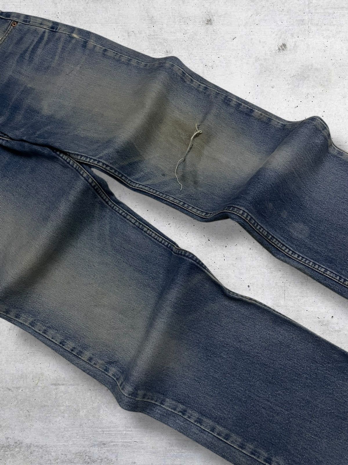 Levi's Vintage Clothing VINTAGE 510 LEVIS USA DESIGNER 90S RIPPED MUDWASH OLD DENIM Size US 30 / EU 46 - 6 Thumbnail