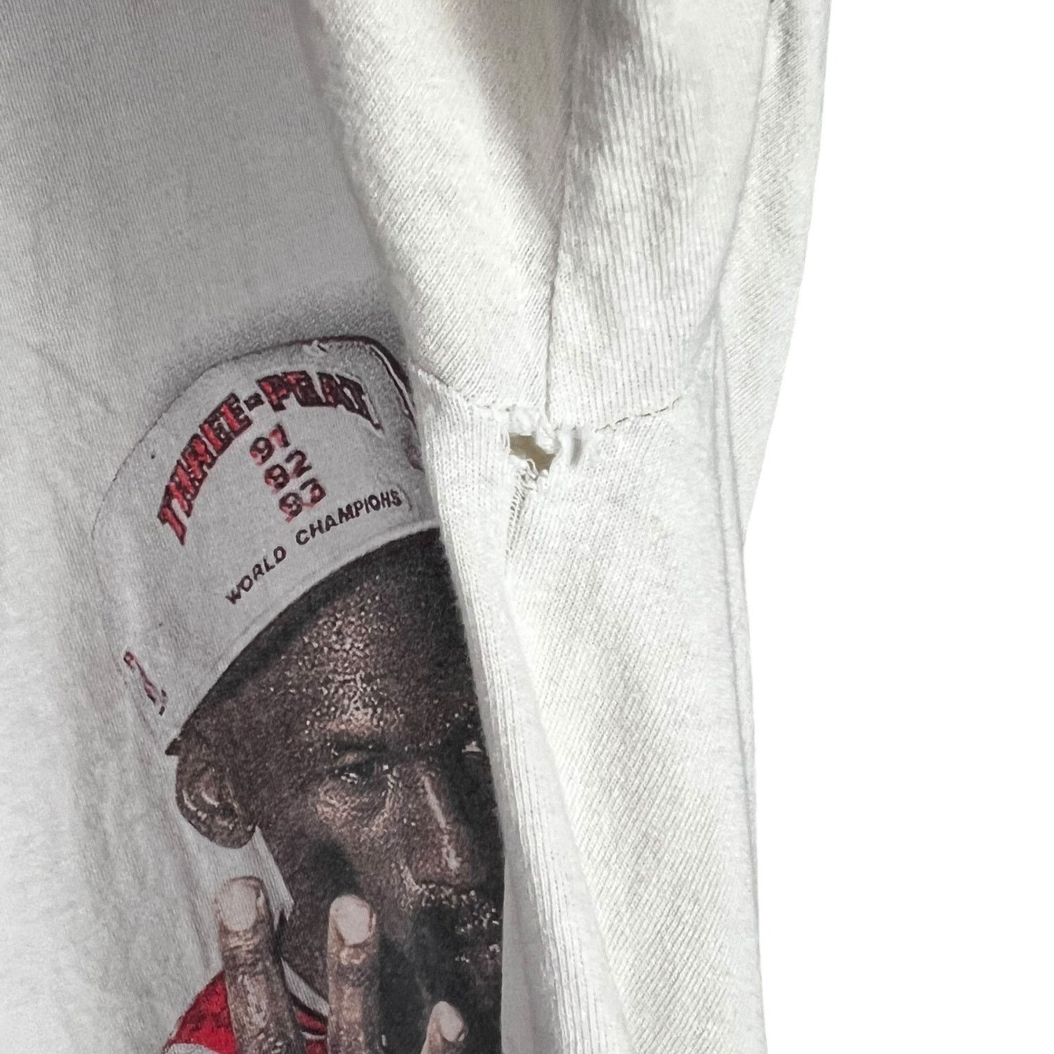 Gildan Men's THC The Holy Couture Michael Jordan White T-Shirt - L Size US L / EU 52-54 / 3 - 5 Thumbnail