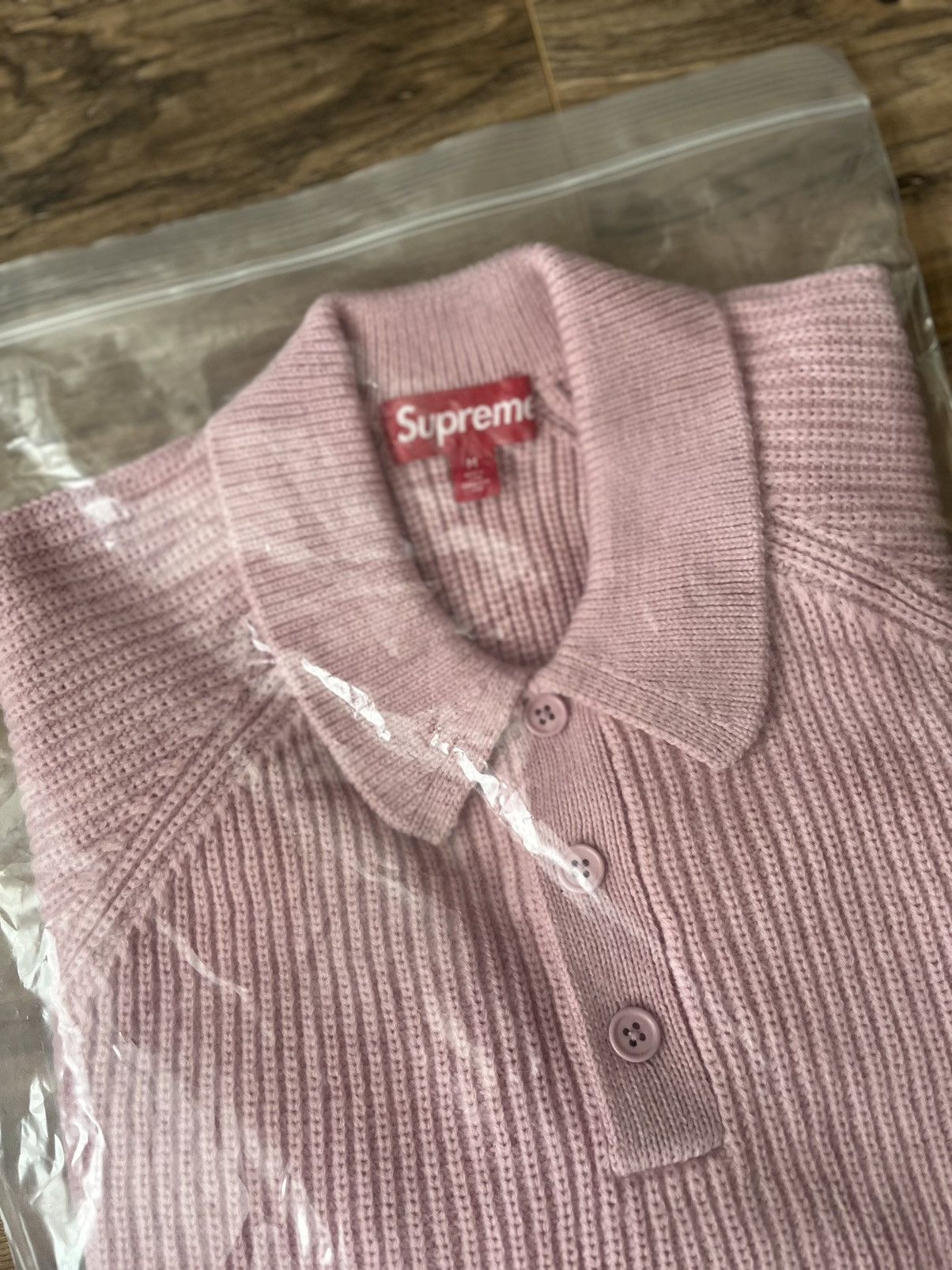 Supreme Supreme Small Box Polo Sweater Size US M / EU 48-50 / 2 - 7 Thumbnail