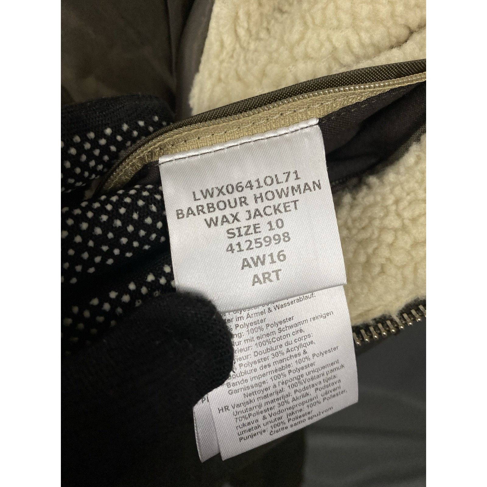 Barbour Barbour Howman Women's Green Waxed Insulated Winter Parka Ja Size M / US 6-8 / IT 42-44 - 14 Thumbnail
