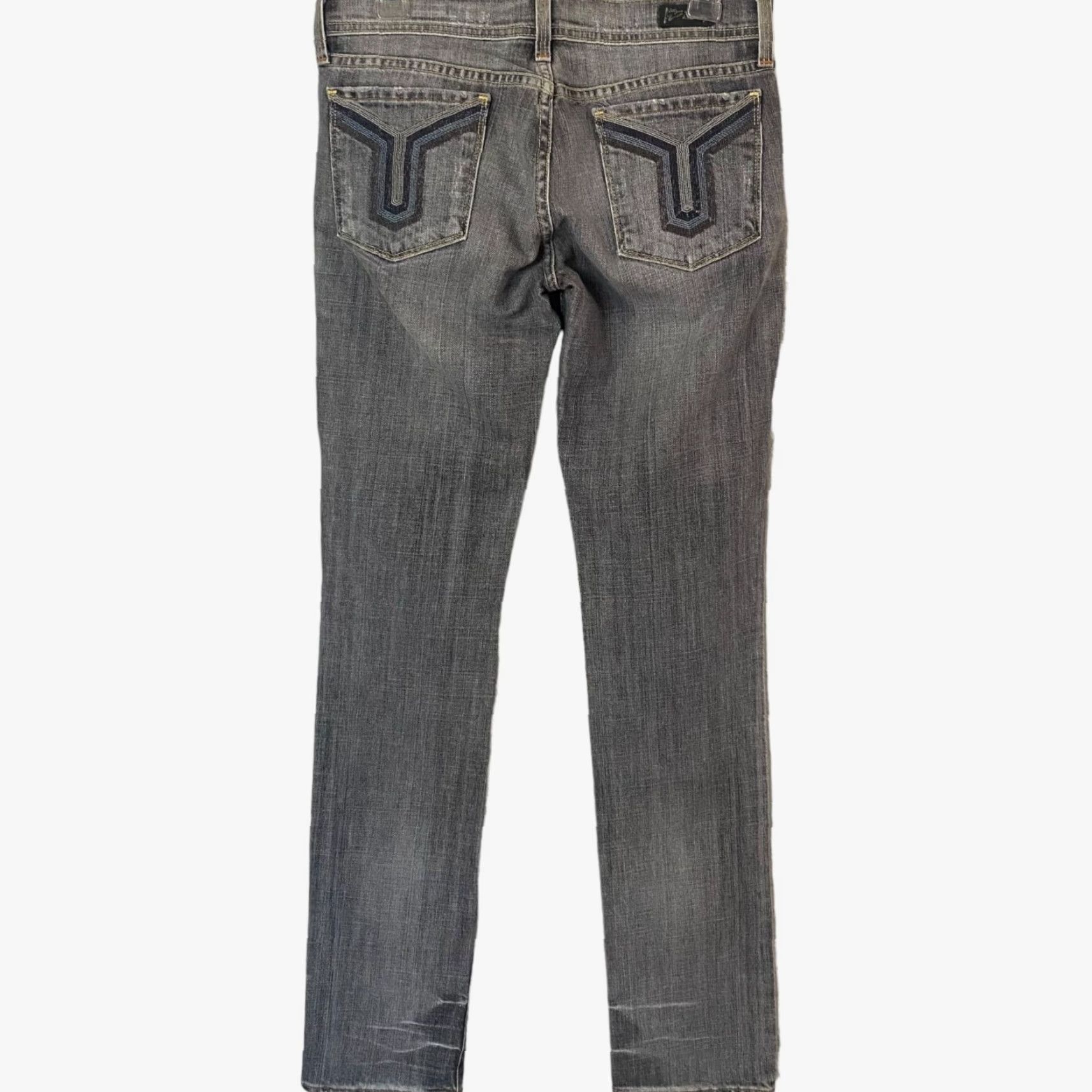 Citizens Of Humanity VINTAGE Citizens Of Humanity Venetian Slim-Straight Denim Jeans Gray Low-Rise Womens 27 Size 27" / US 4 / IT 40 - 3 Thumbnail