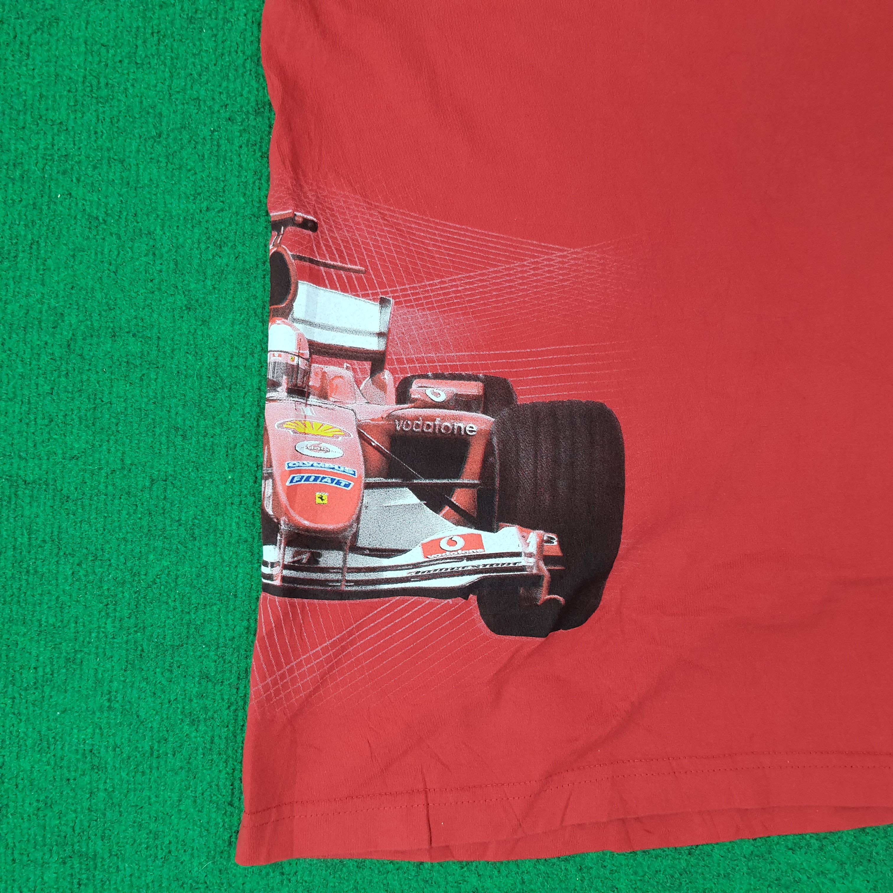 Ferrari Vintage Ferrari F1 Racing Formula 1 Tshirt C223N73 Size US XL / EU 56 / 4 - 3 Thumbnail