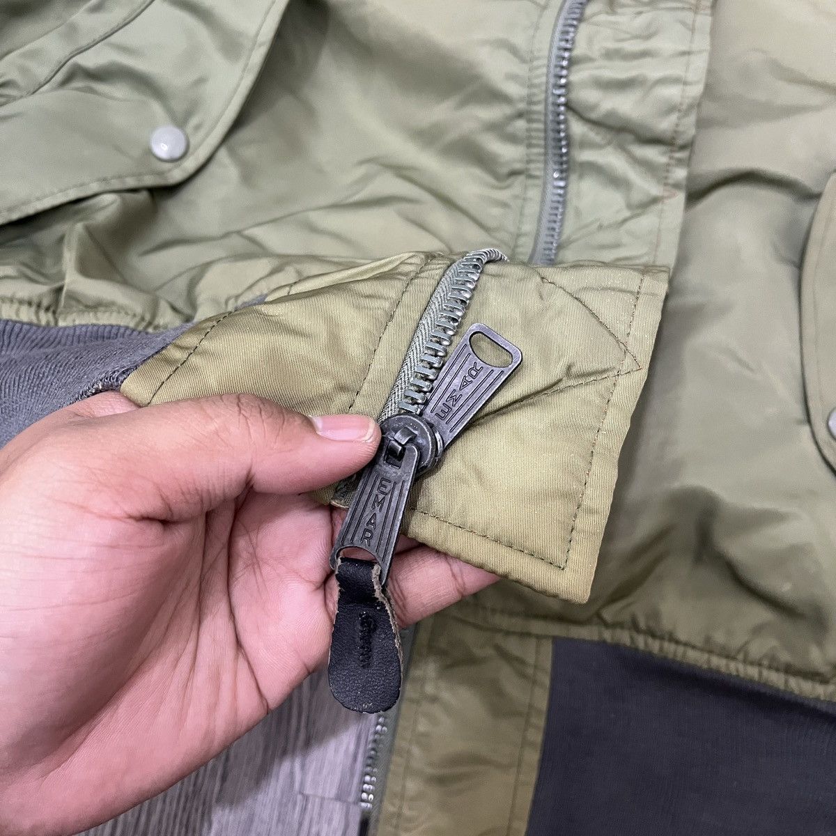 Alpha Industries Crazy Sunfaded Greenbrier Ind Ma-1 Fly Bomber Jacket Size US M / EU 48-50 / 2 - 7 Thumbnail