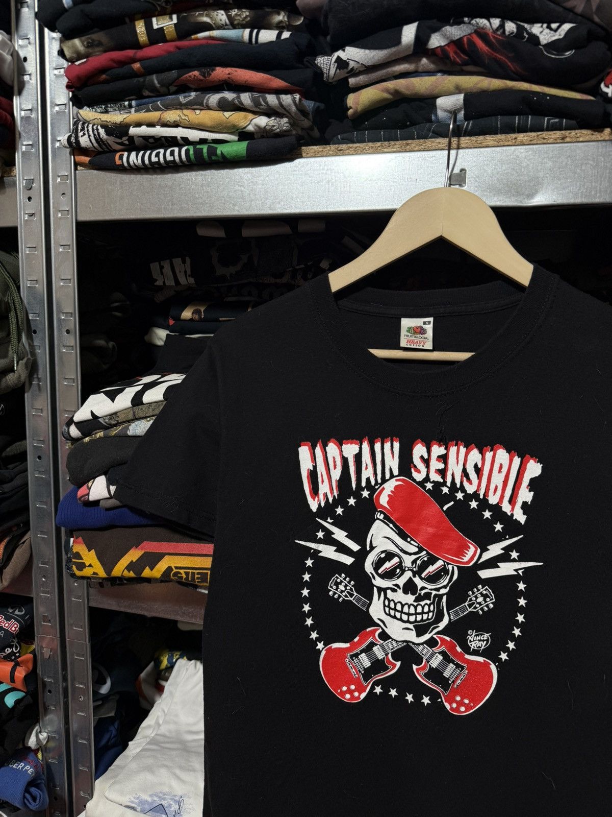 Band Tees Vintage 2000’s Captain Sensible Noise Rock Band T-Shirt Size US S / EU 44-46 / 1 - 3 Thumbnail
