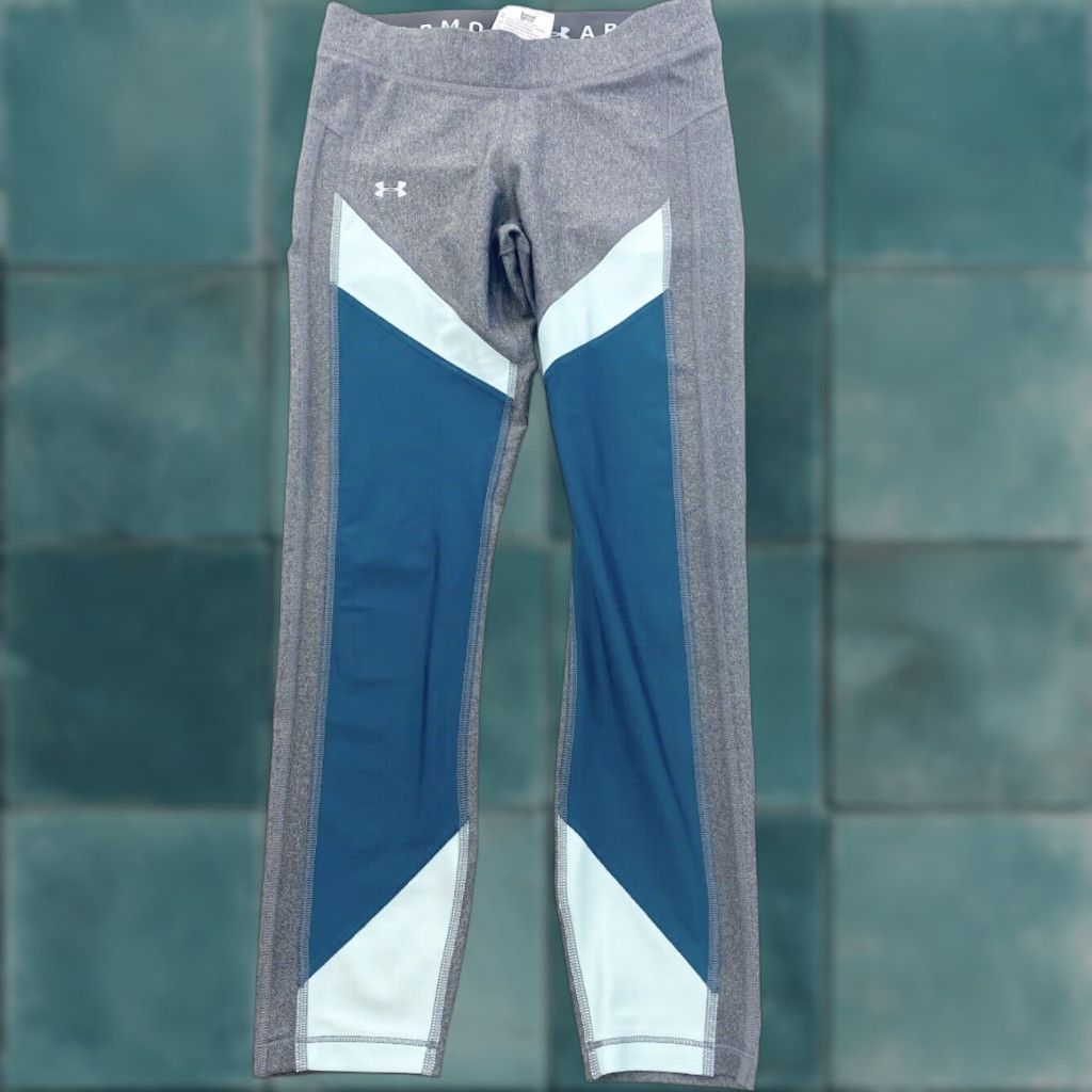 Under Armour Under Armour Leggings Womens Medium Compression Yoga Leggings Cropped Multicolor” Size 32" / US 10 / IT 46 - 1 Thumbnail