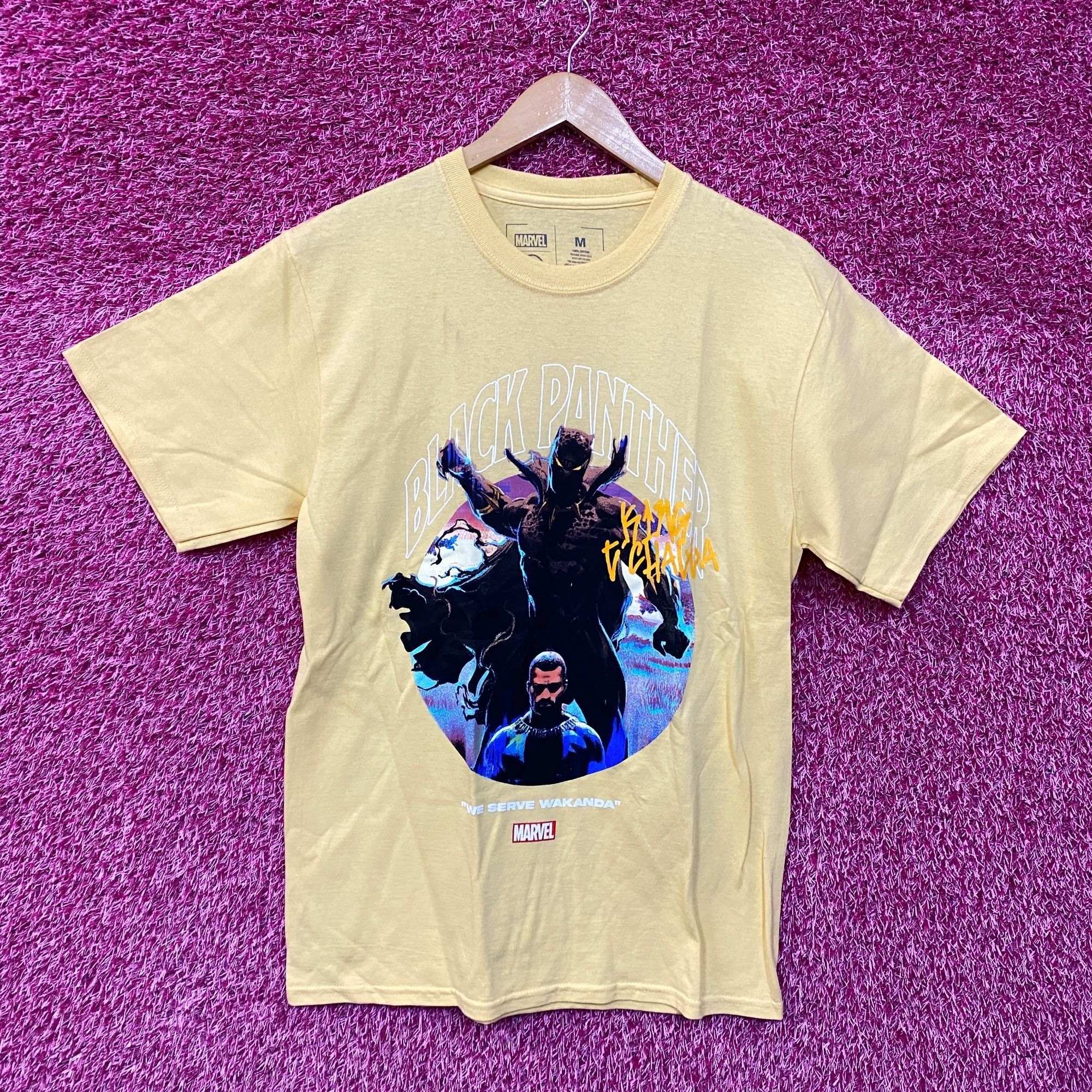Marvel Comics Black Panther x CVLA King T'Challa We Serve Wakanda Tshirt s Size US M / EU 48-50 / 2 - 1 Thumbnail