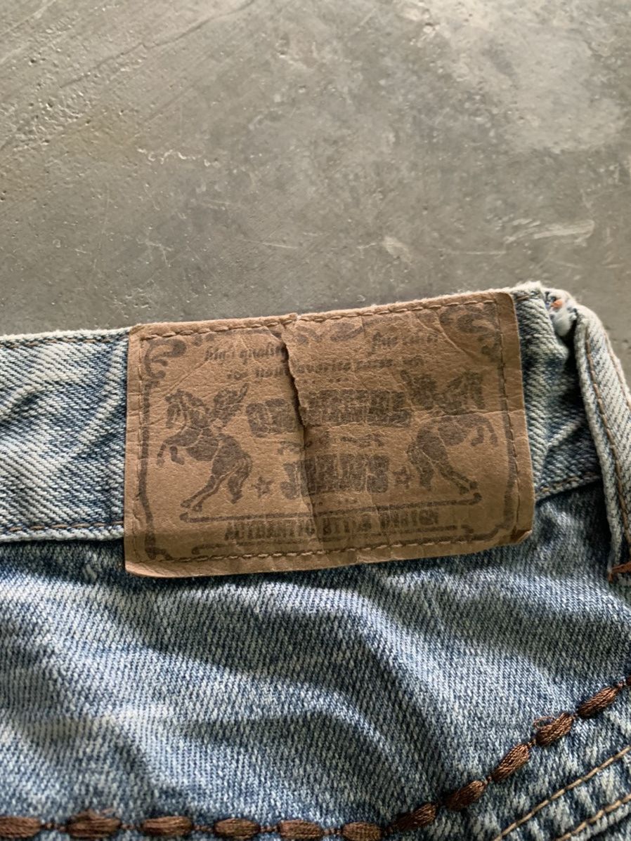 If Six Was Nine flare vintage japanese jeans western style backpocket patch Size US 32 / EU 48 - 16 Thumbnail