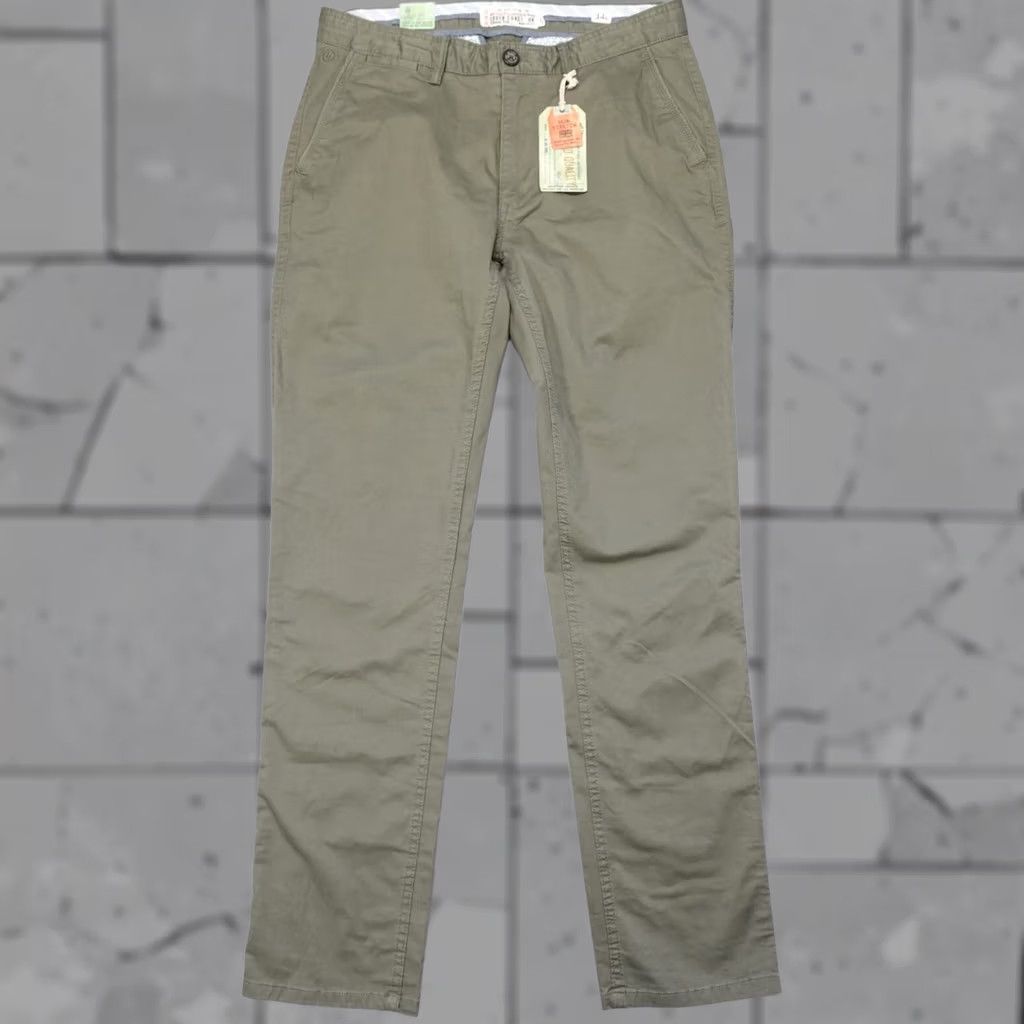 FatFace Fat Face Slim Stretch Chino Pants Navy Cotton Blend Men 36x32 Slim Tapered Flat Front Blue City 34x32 (Discrepancy) Size US 36 / EU 52 - 1 Thumbnail