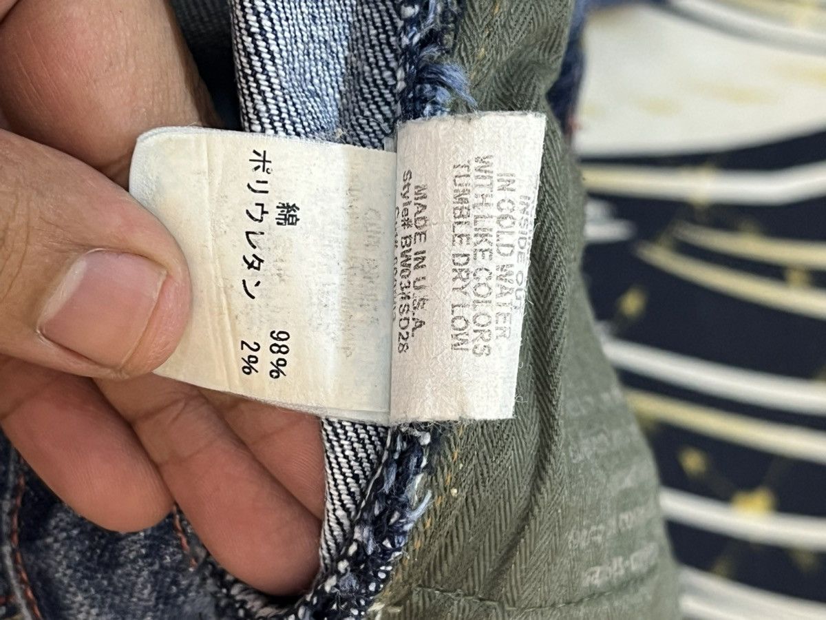 American Apparel × Who Decides War Vintage Sacred Blue Flare Bootcut Denim Size US 28 / EU 44 - 12 Thumbnail