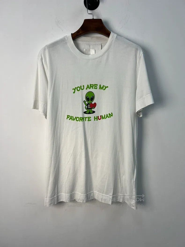 Givenchy Givenchy White Alien Print T-Shirt Size US M / EU 48-50 / 2 - 1 Thumbnail