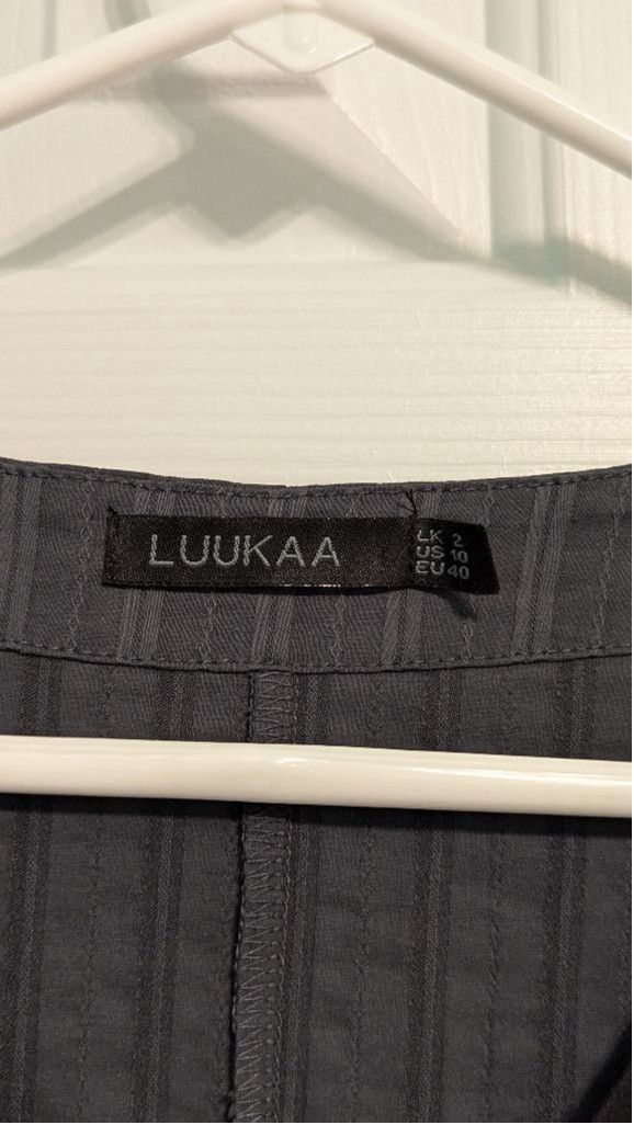 Designer Women's Luukaa Dress, Size 10, Grey Size L / US 10 / IT 46 - 3 Thumbnail