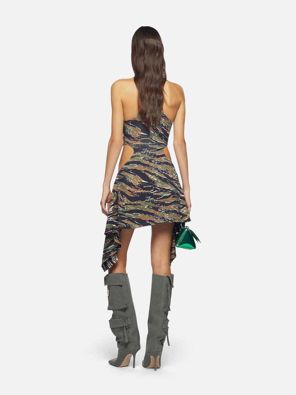 The Attico o1mle0525 Magnolia Mini Dress in Multicolor Size XS / US 0-2 / IT 36-38 - 3 Thumbnail