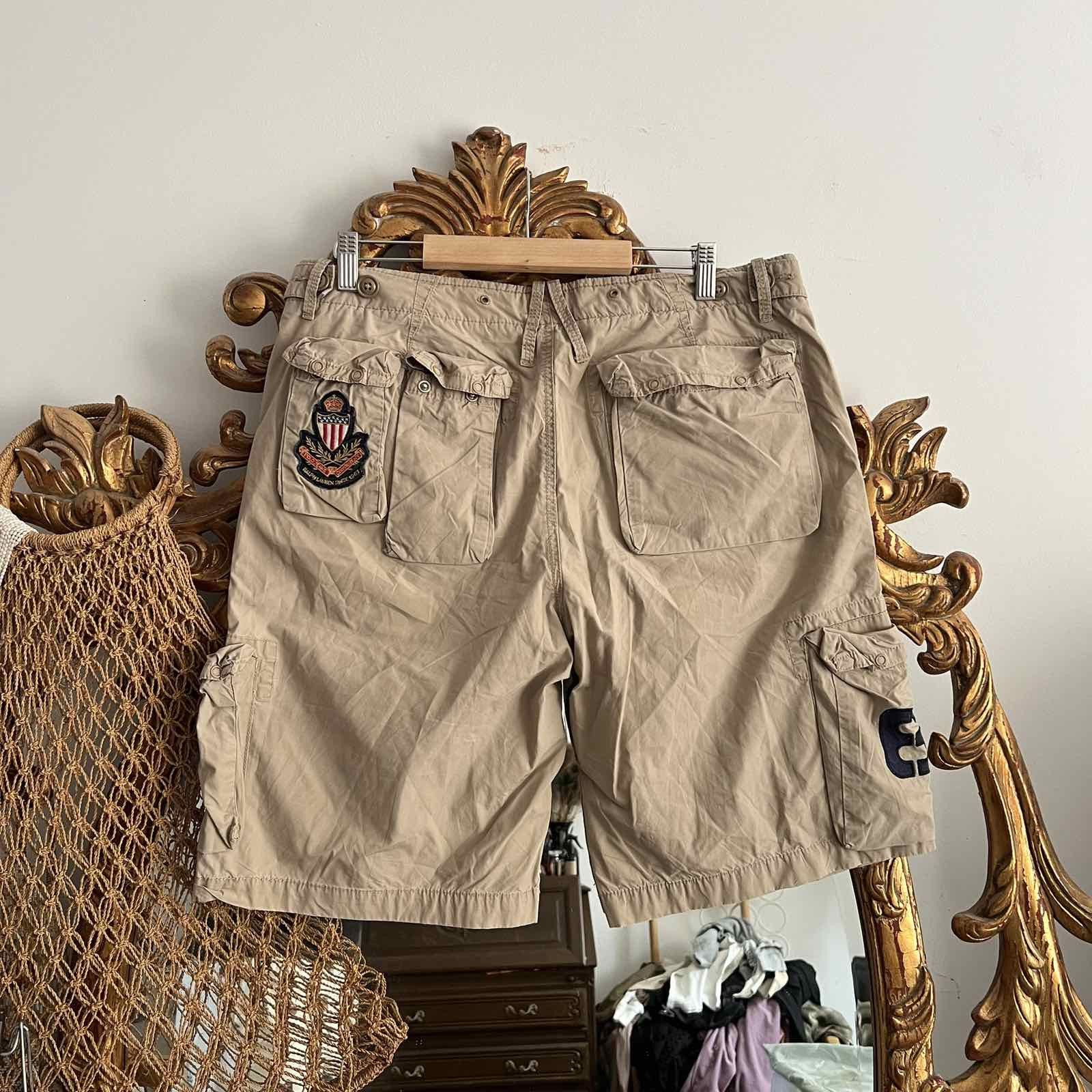 Polo Ralph Lauren VINTAGE Polo Ralph Lauren Shorts Mens 34 Army Cargo Twill Size US 34 / EU 50 - 3 Thumbnail