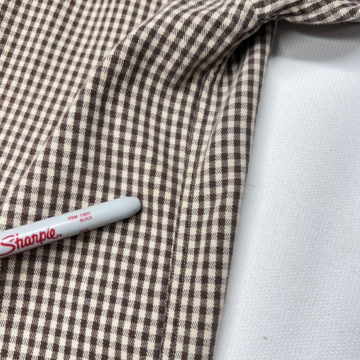 Tommy Hilfiger × Vintage Vintage Tommy Hilfiger Shirt Brown Tan Plaid Collared Button Size US XL / EU 56 / 4 - 10 Thumbnail