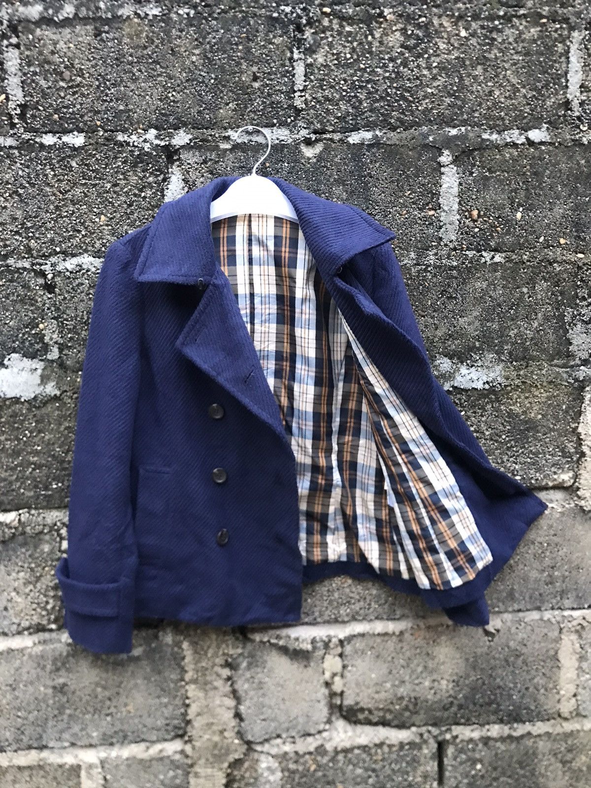Japanese Brand × Vintage ⚡️Vintage Vis Double Breast Cropped Coat Size S / US 4 / IT 40 - 8 Thumbnail