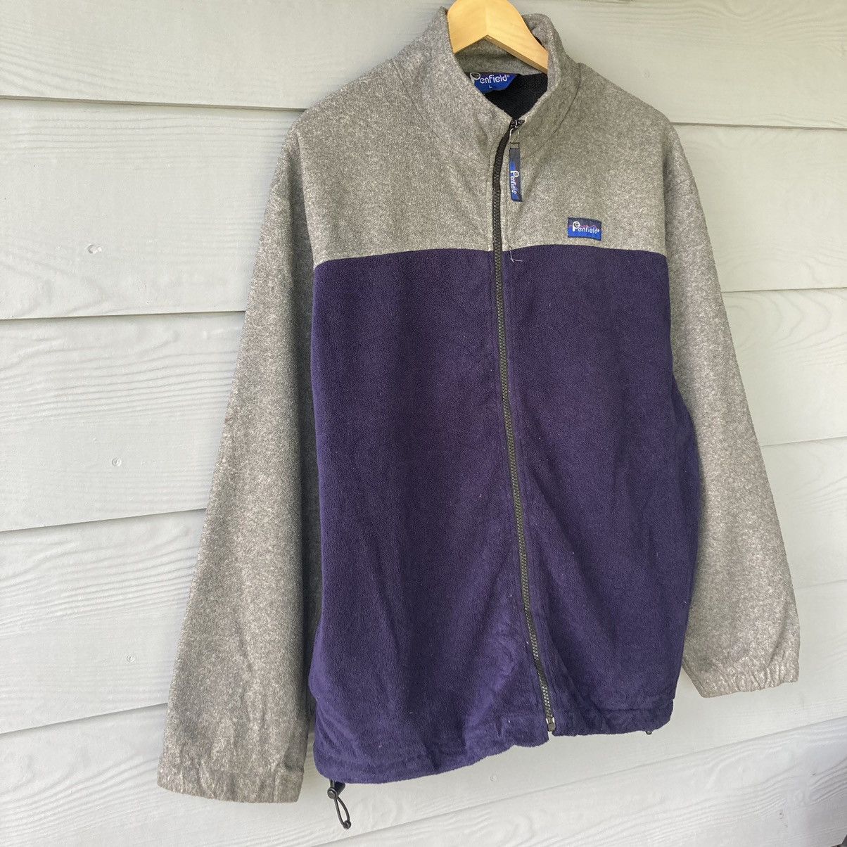 Vintage Vintage Penfield Blue Fleece Full Zip Size US L / EU 52-54 / 3 - 3 Thumbnail