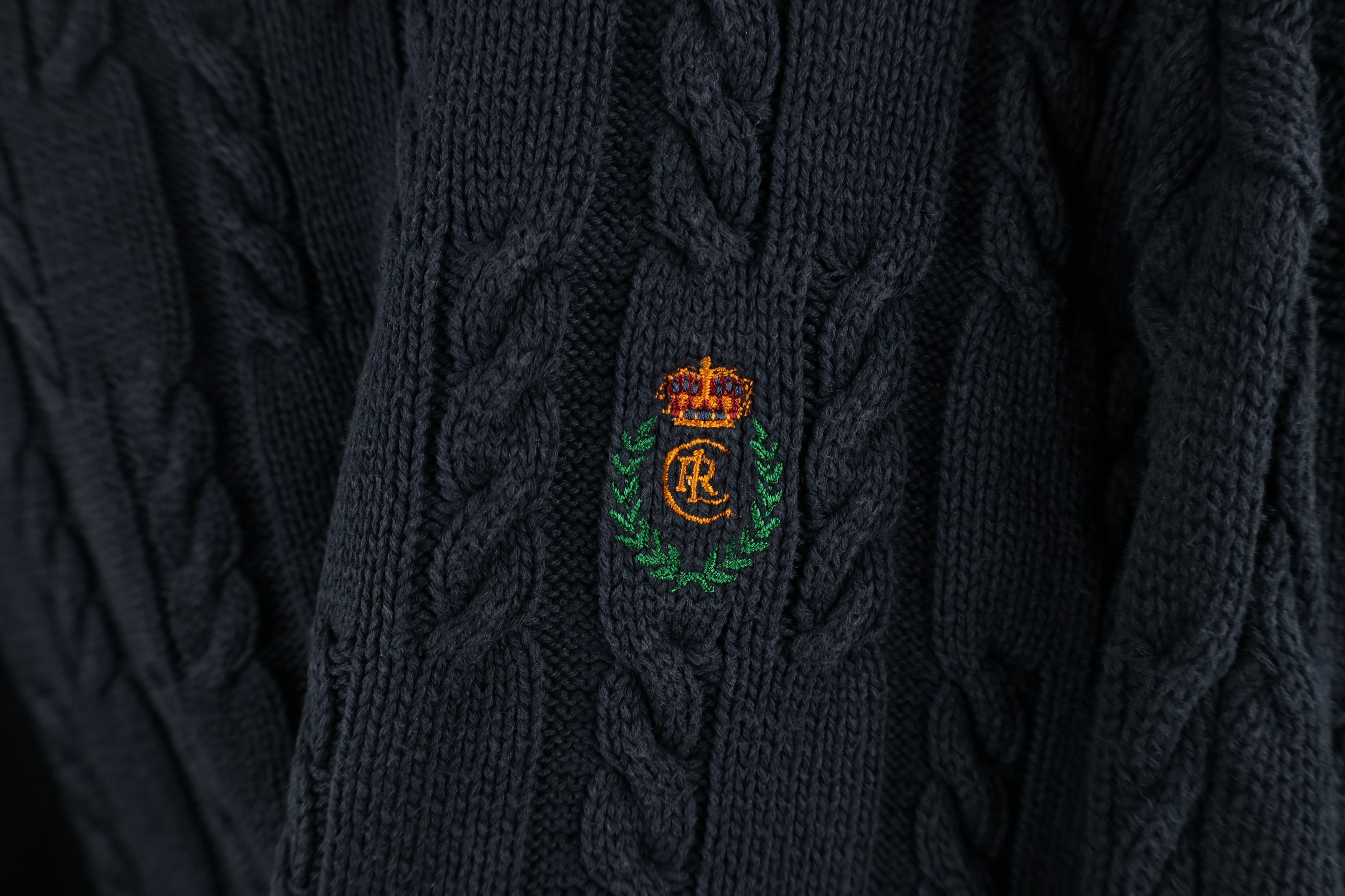 Polo Ralph Lauren Vintage 90s Chaps Ralph Lauren Chunky Cable Knit Sweater Size US XL / EU 56 / 4 - 4 Thumbnail