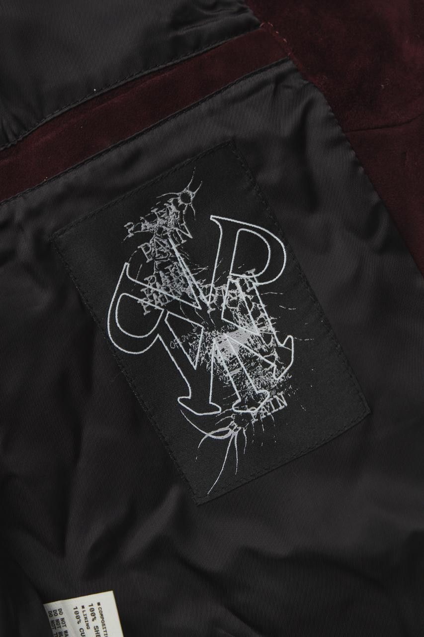 ROCKSTEADY ROCKSTEADY Burgundy Suede Zip-Up Jacket Size US M / EU 48-50 / 2 - 11 Thumbnail