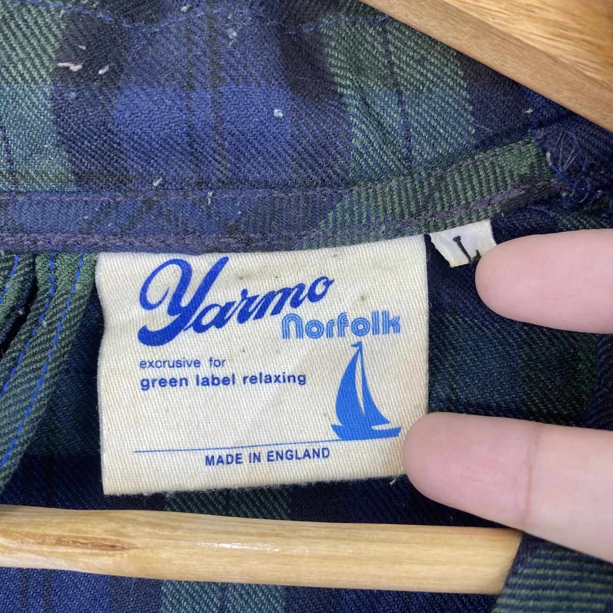 Yarmo Vintage YARMO NORFOLK Jacket Checkered Workwear Size US L / EU 52-54 / 3 - 4 Thumbnail