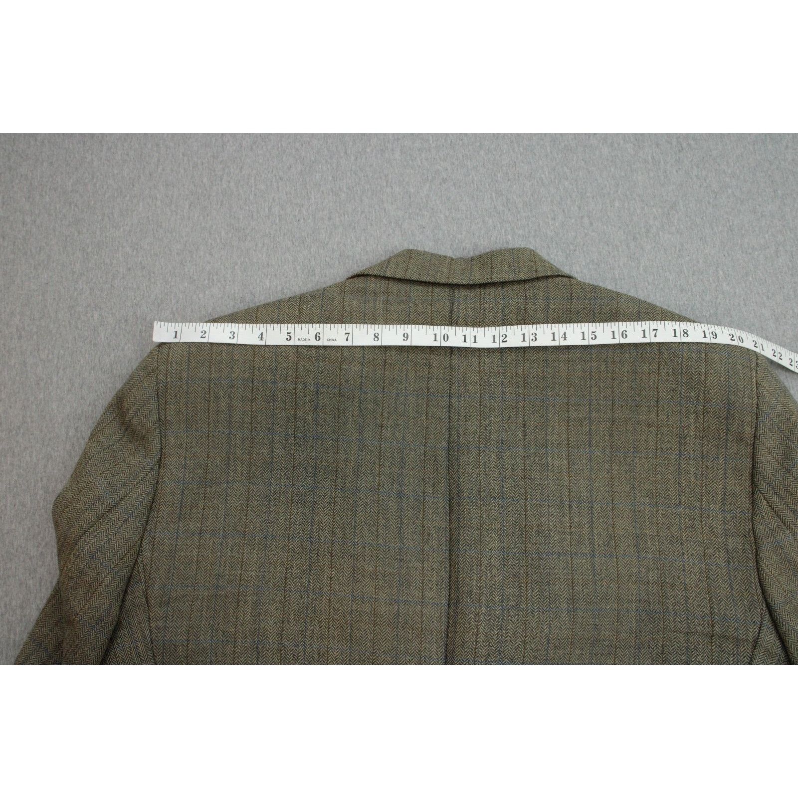 Lauren Ralph Lauren Lauren Ralph Lauren Blazer Mens 44L Herringbone Wool 2Button Size 44L - 11 Thumbnail
