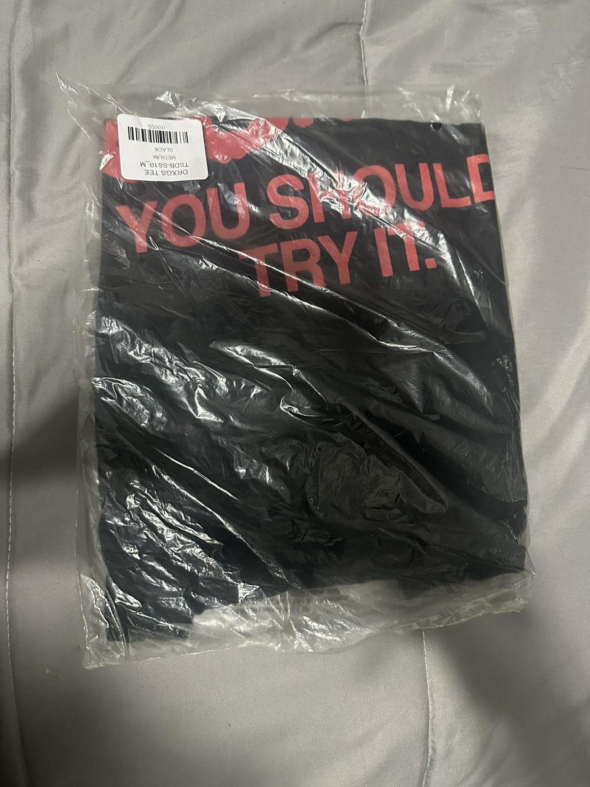 Travis Scott Travis Scott Drugs you should try it tee Size US M / EU 48-50 / 2 - 3 Thumbnail