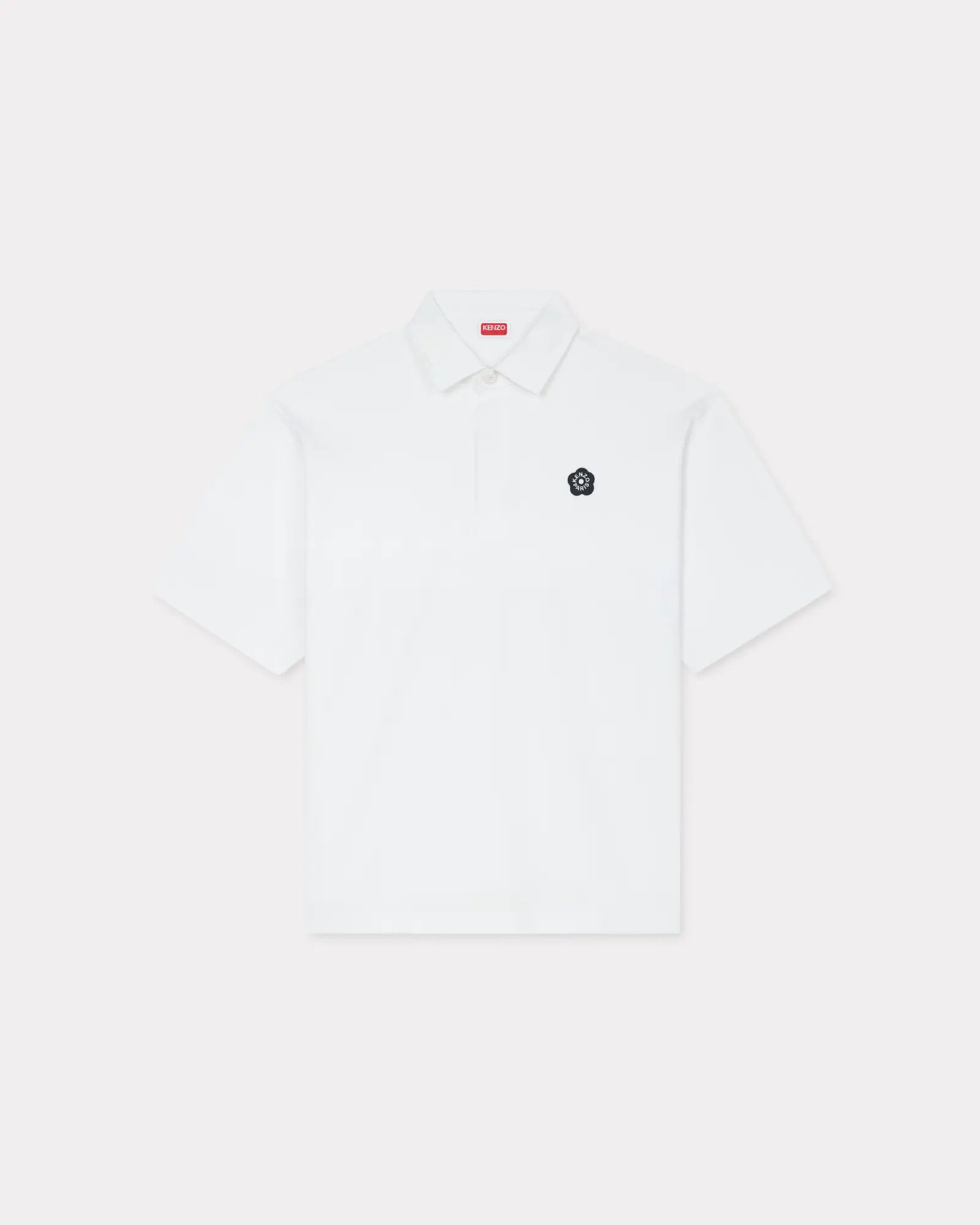 Kenzo o1s22i1n0125 Boke Flower Polo Shirt in White Size US L / EU 52-54 / 3 - 1 Thumbnail