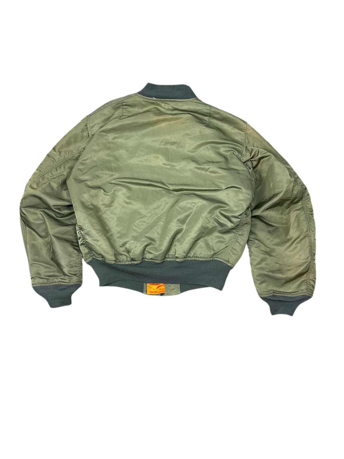 Alpha Industries Vintage 1980s Ma-1 Intermediate Reversible Bomber Jacket Size US M / EU 48-50 / 2 - 4 Thumbnail