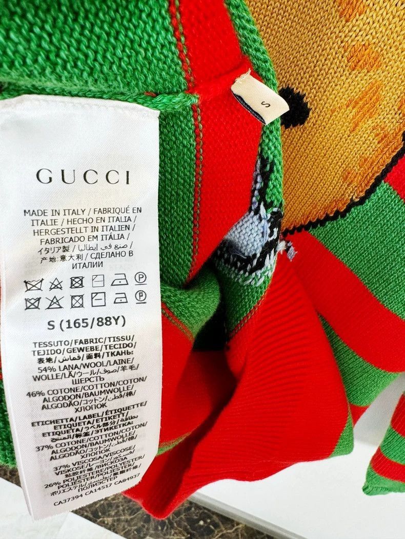 Gucci Gucci Wool Sweater with Bear Design-2505 Size S / US 4 / IT 40 - 4 Thumbnail
