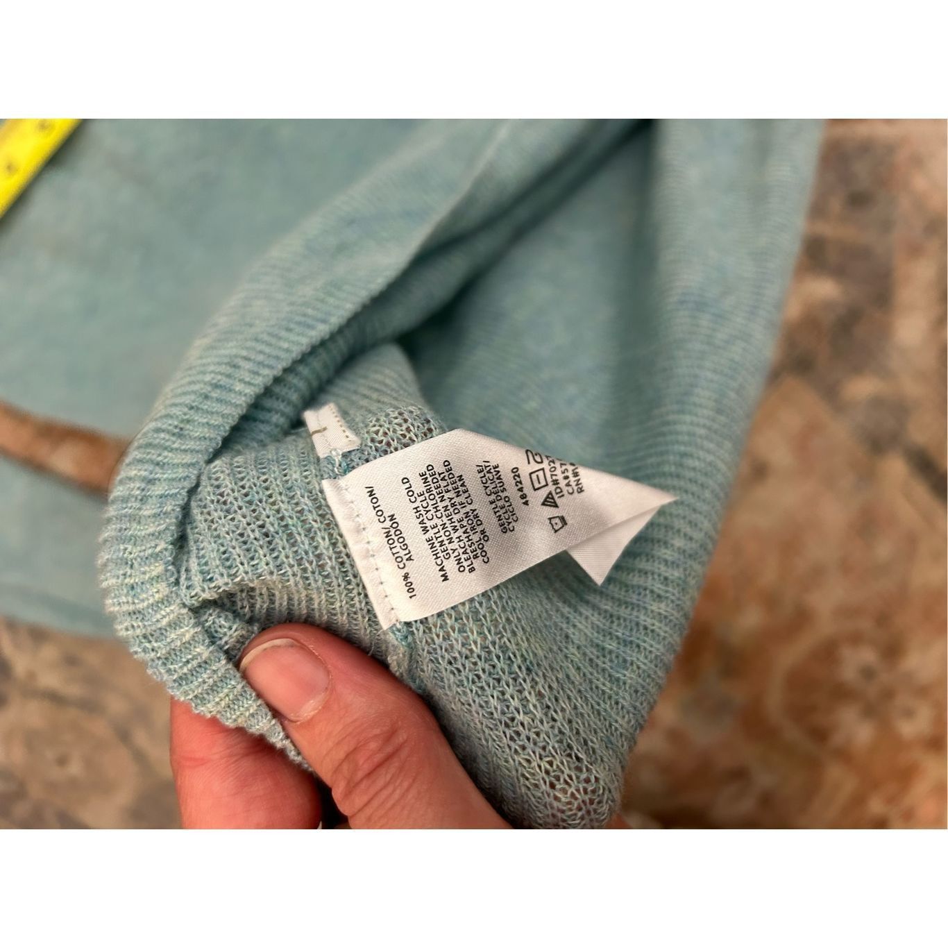 Lou & Grey Lou & Grey Teal Blue Knit Sweater, size Medium Size M / US 6-8 / IT 42-44 - 4 Thumbnail
