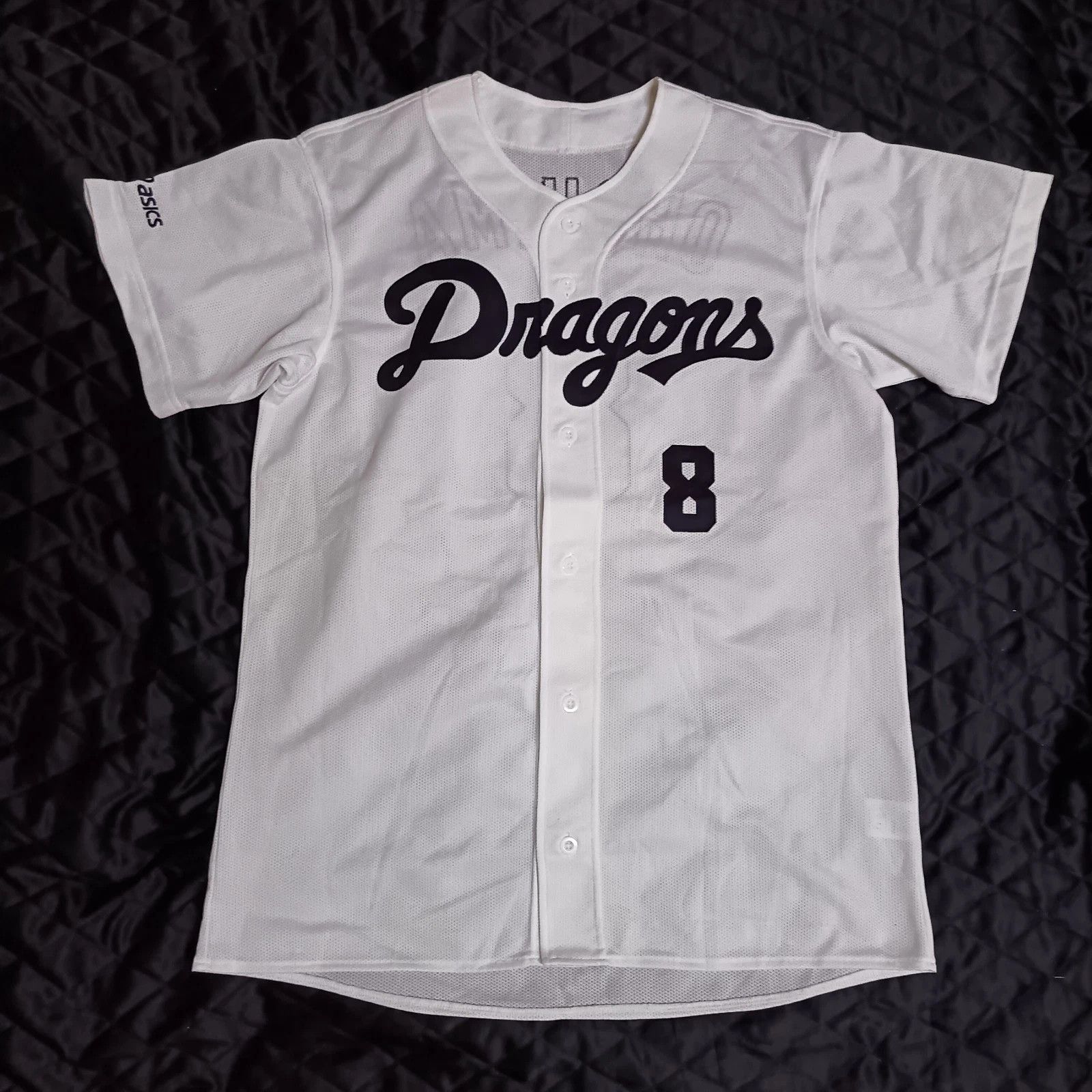 Asics Chunichi Dragons Yohei Ohshima NPB Japanese Baseball Jersey Size US L / EU 52-54 / 3 - 1 Thumbnail