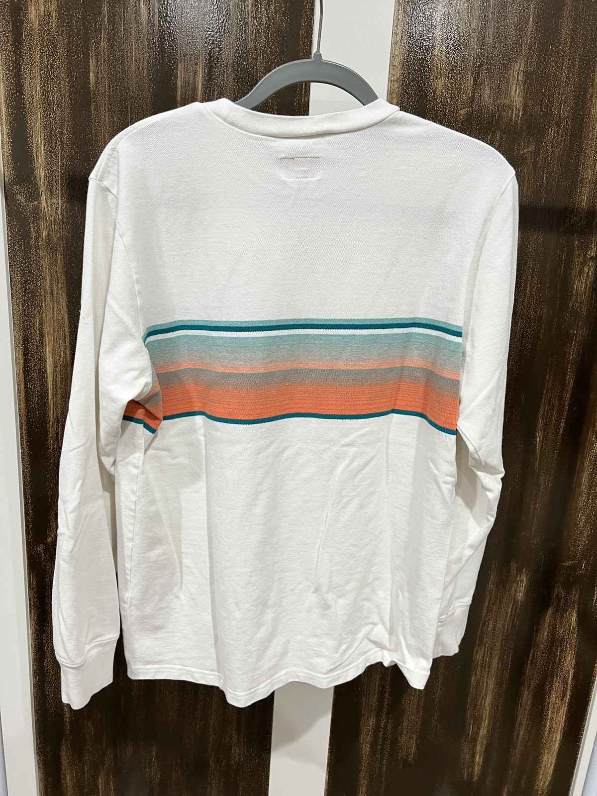 Supreme Supreme Shadow Stripe LS Top Size M Grailed