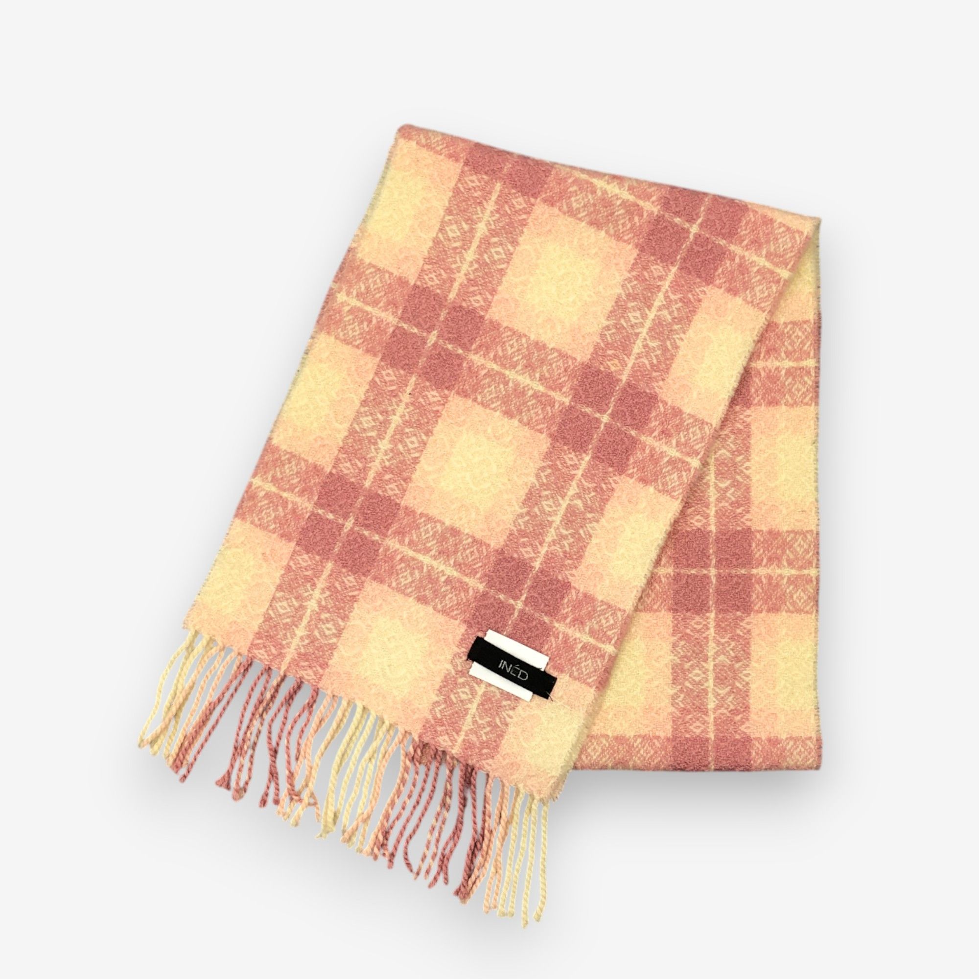 Japanese Brand Vintage INED Scarf Muffler Yohji Yamamoto Wool Scarves Size ONE SIZE - 3 Thumbnail