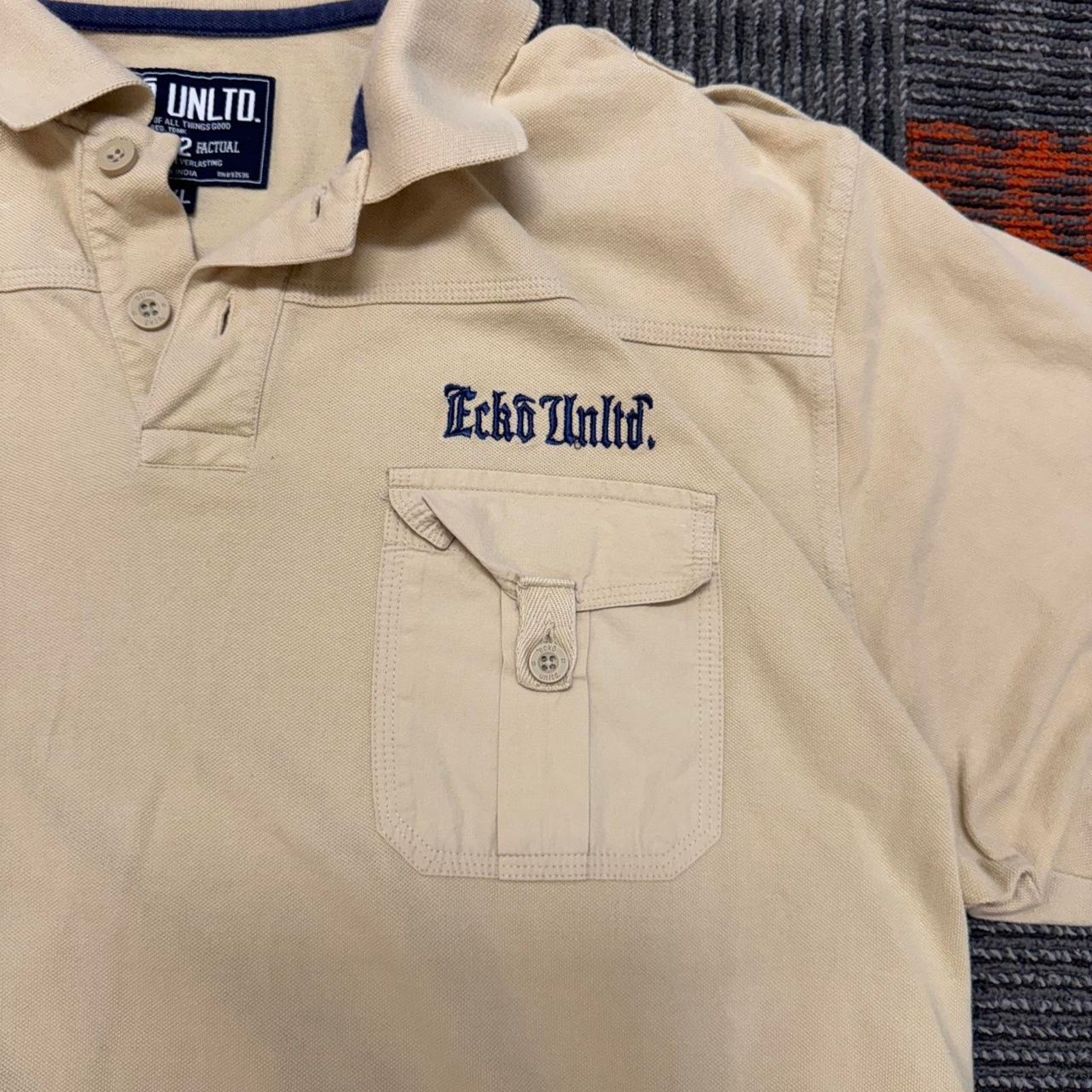 Ecko Unltd. Ecko Unltd Y2K Polo Shirt – Size XL Size US XL / EU 56 / 4 - 7 Thumbnail
