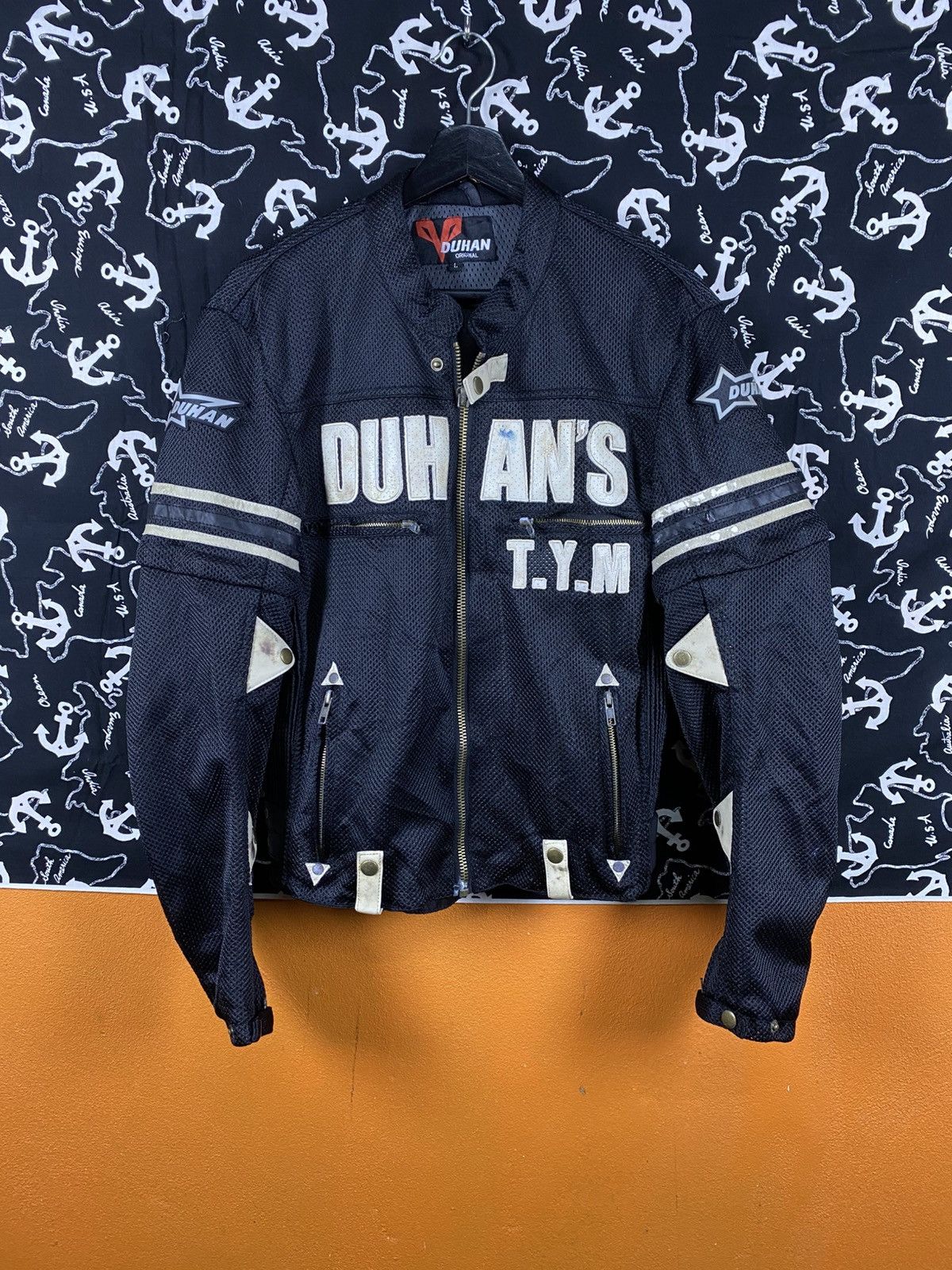 Japanese Brand DUHAN Mesh Motorcycle Jacket Black Riding Jacket Protective Size US M / EU 48-50 / 2 - 3 Thumbnail