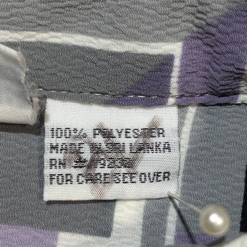Other Alfred Dunner Vintage Retro Pastels Collared Blouse Women 14 Size XL / US 12-14 / IT 48-50 - 4 Thumbnail