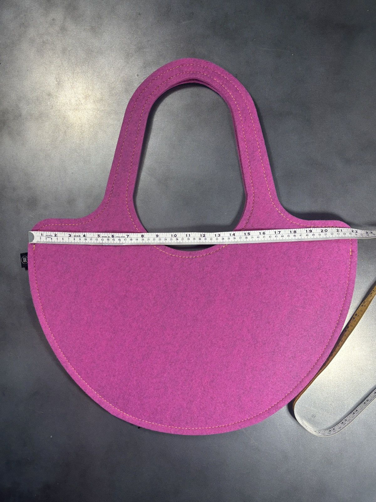 Other Felt Bag Oversized Tote Bag Felted Wool Pink Buzzi Space Size ONE SIZE - 8 Thumbnail