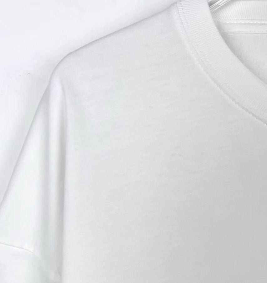 Balenciaga Balenciaga logo lock print round neck white cotton short s Size US L / EU 52-54 / 3 - 3 Thumbnail