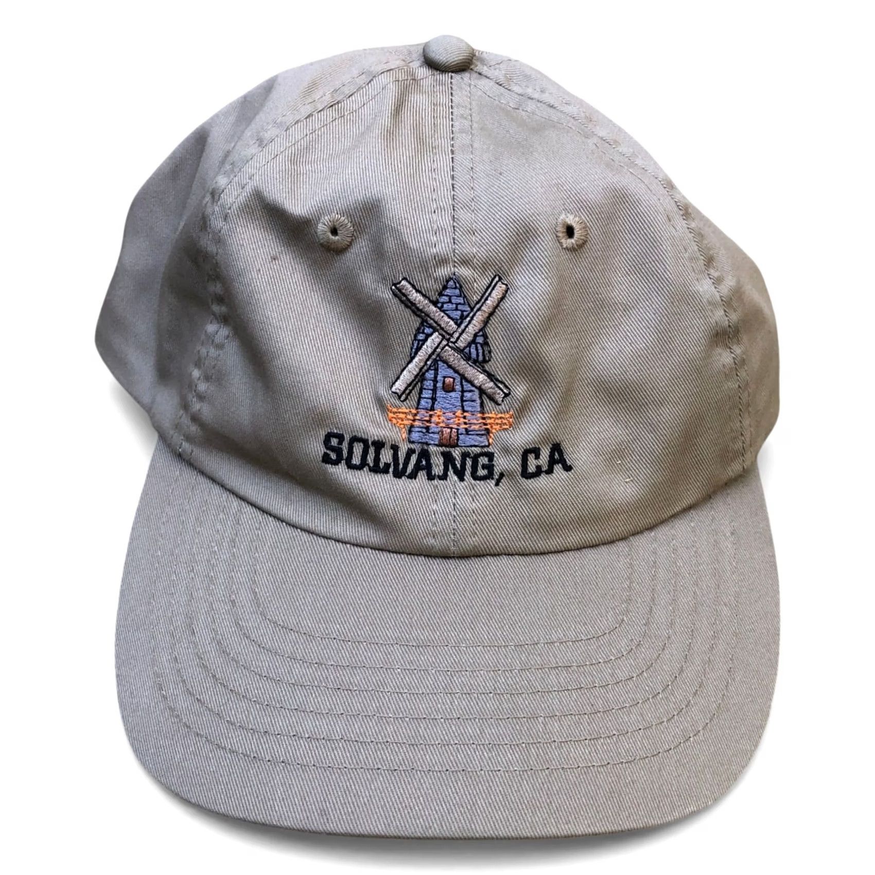 Vintage VINTAGE ROYAL RESORTWEAR SOLVANG Baseball Hat Men's California Cap Beige Size ONE SIZE - 2 Thumbnail
