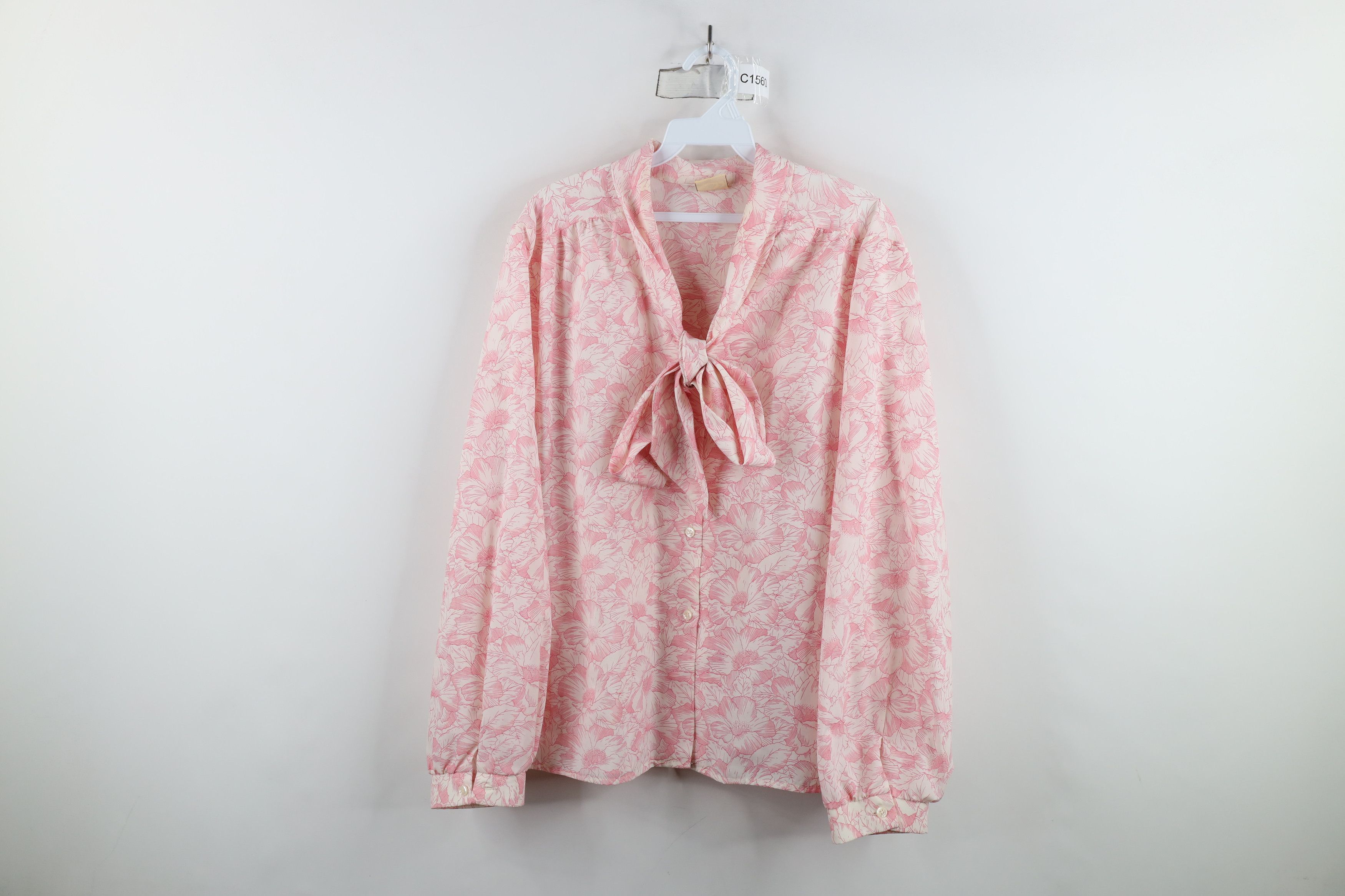 Vintage Vintage 70s Streetwear Collared Button Shirt Pink USA Size XXL / US 16-18 / IT 52-54 - 1 Thumbnail
