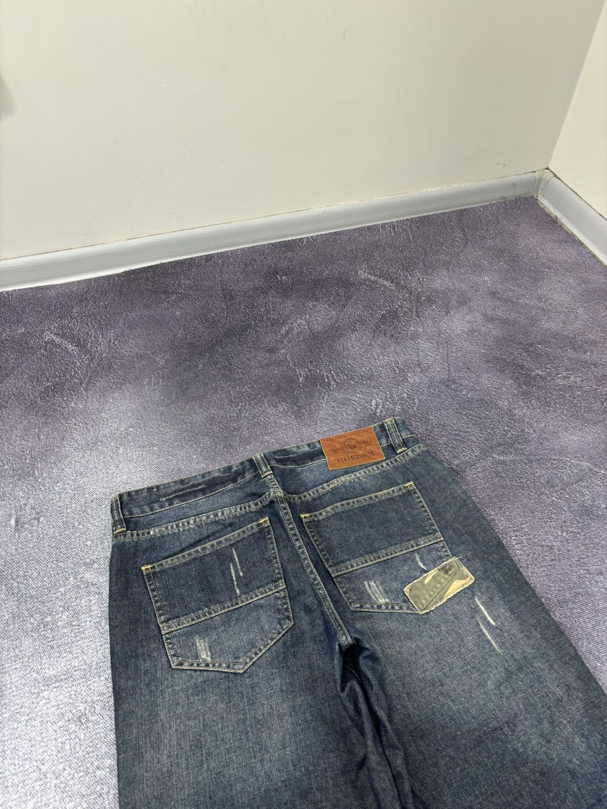 Ecko Unltd. Vintage Ecko Unltd Y2K Skate Hype Baggy Denim Shorts Size US 32 / EU 48 - 5 Thumbnail