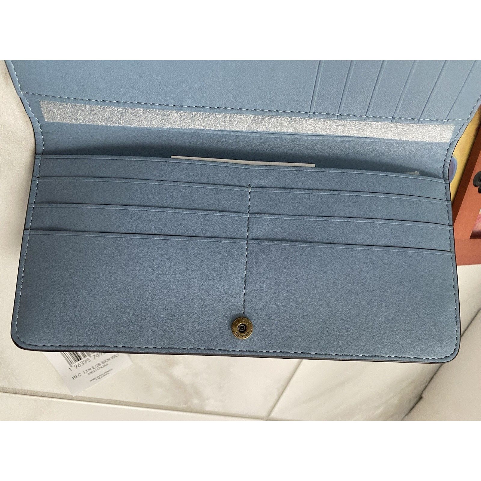 Coach Coach Slim Wallet Bluebell NWT Size ONE SIZE - 5 Thumbnail