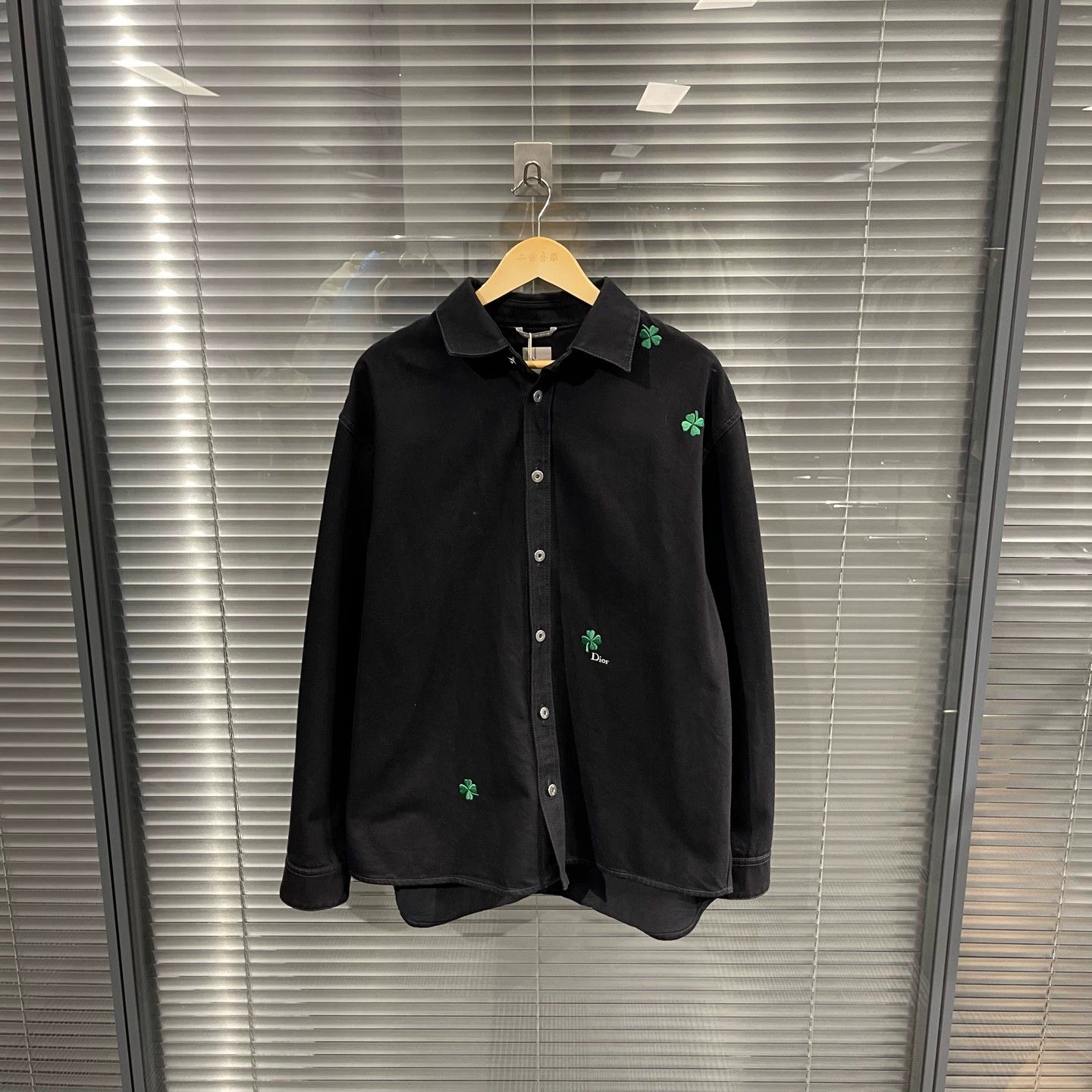 Dior Dior 26ss Twill Clover Embroidered Lapel Jacket 39 Size US M / EU 48-50 / 2 - 1 Thumbnail