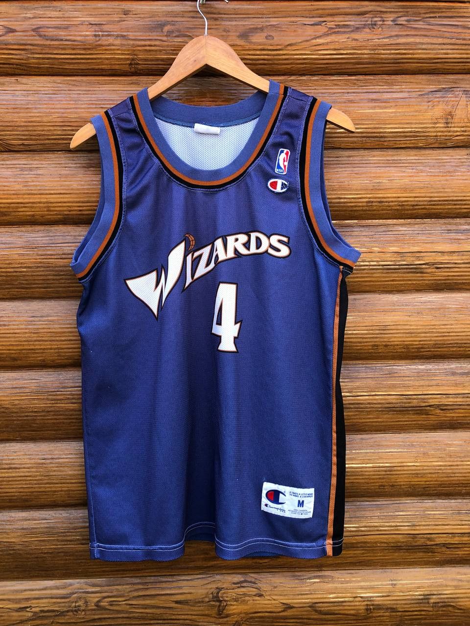 Champion × NBA Vintage Champion Washington Wizards Nba Basketball Jersey Size US M / EU 48-50 / 2 - 1 Thumbnail