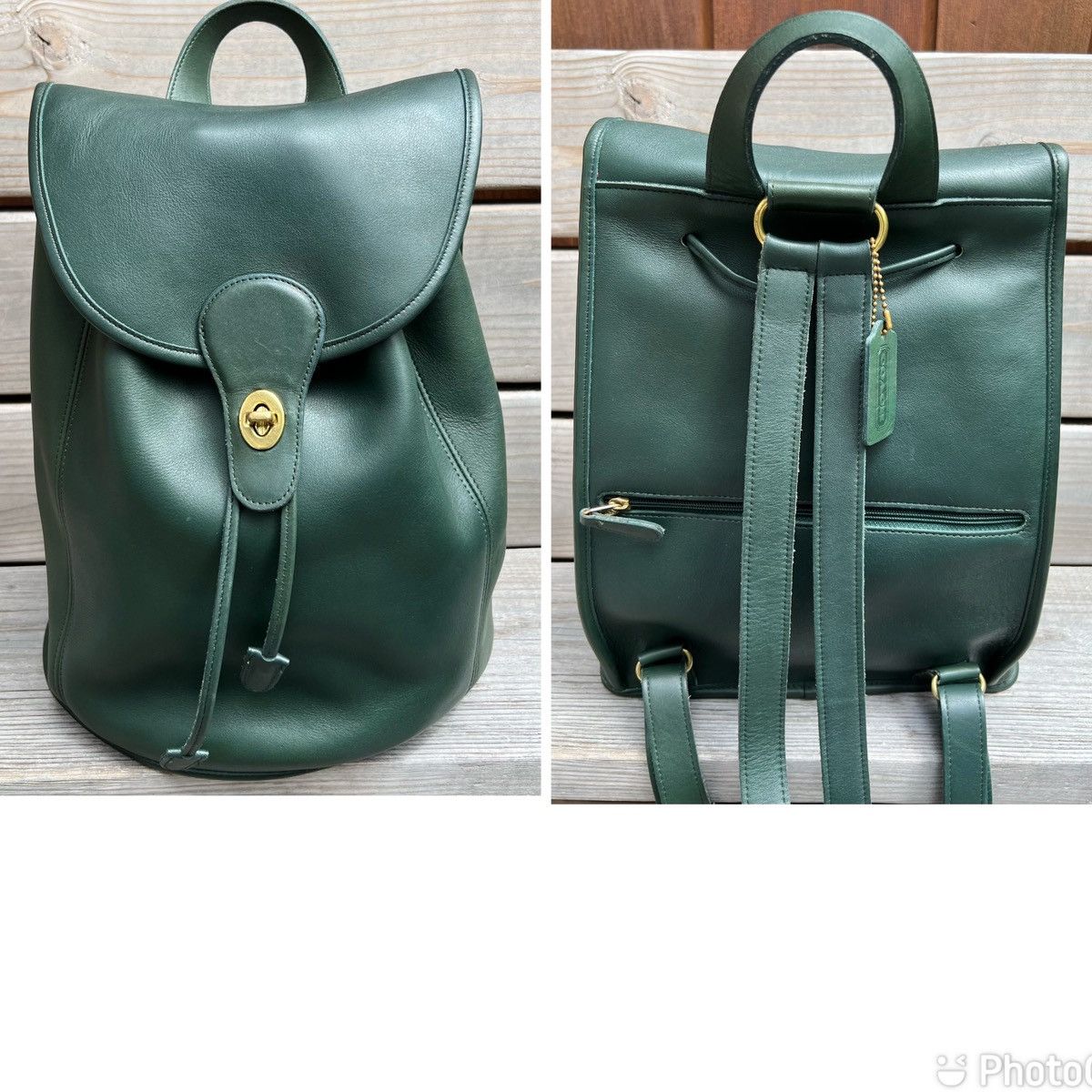 Coach backpack vintage hotsell